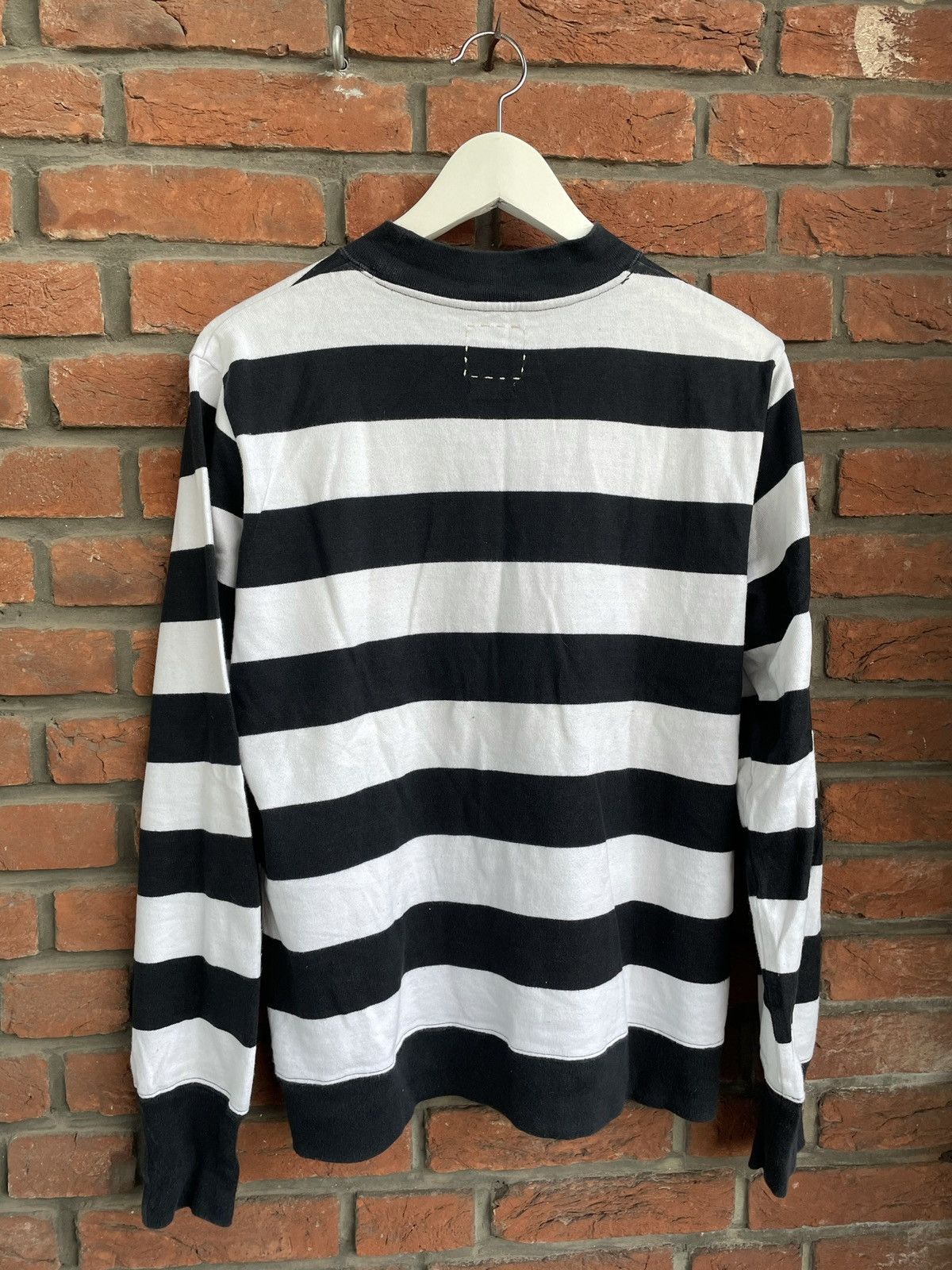 Visvim Black/White Striped Sweatshirt Size US M / EU 48-50 / 2 - 3 Thumbnail