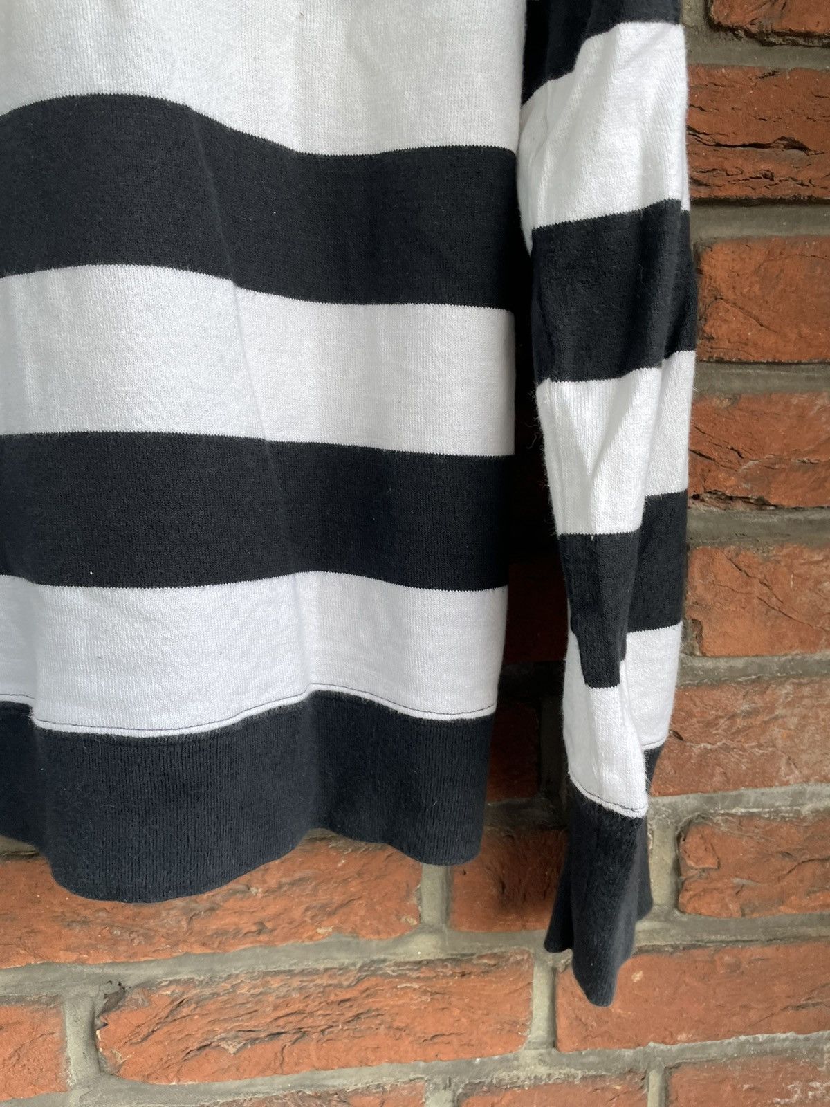 Visvim Black/White Striped Sweatshirt Size US M / EU 48-50 / 2 - 10 Thumbnail