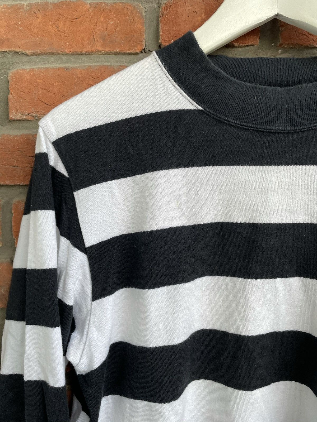 Visvim Black/White Striped Sweatshirt Size US M / EU 48-50 / 2 - 14 Thumbnail