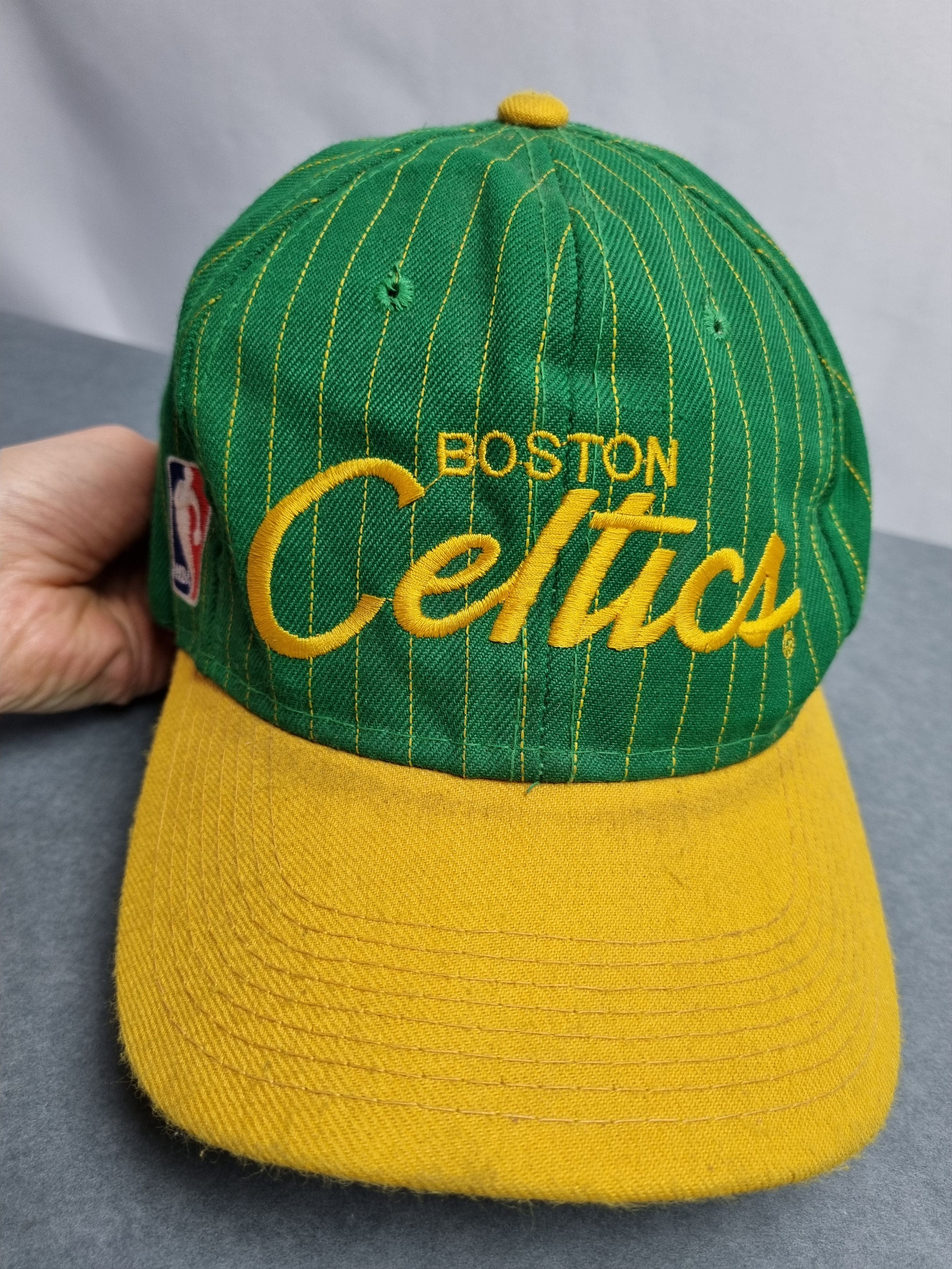 NBA × Sports Specialties × Vintage Rare Boston Celtics Script Sport Specialties Vintage Cap Size ONE SIZE - 3 Thumbnail