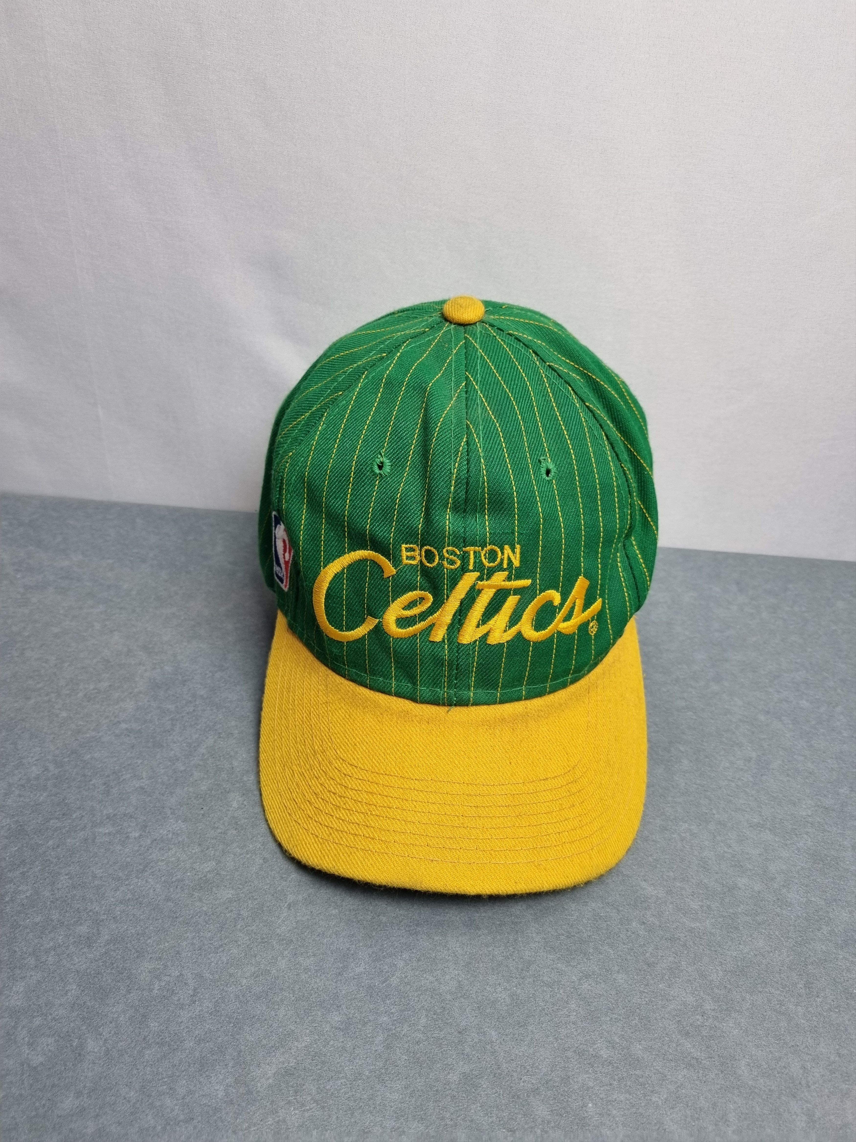NBA × Sports Specialties × Vintage Rare Boston Celtics Script Sport Specialties Vintage Cap Size ONE SIZE - 14 Thumbnail