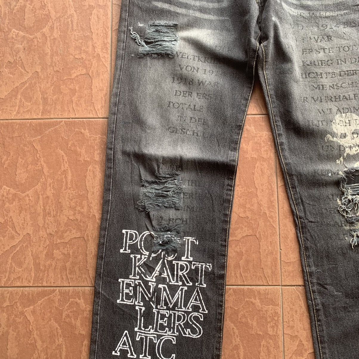 In The Attic × Japanese Brand × Seditionaries 💥 STEALS 💥 IN THE ATTIC JEANS 33x34 SKULLS TROUSERS RUGGED Size US 33 - 4 Thumbnail