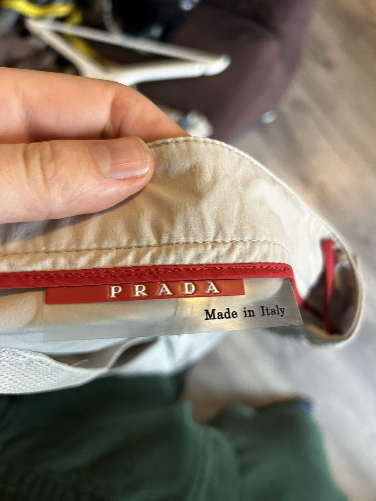 Prada Nylon Shorts with Red Tab Size US 33 - 4 Thumbnail