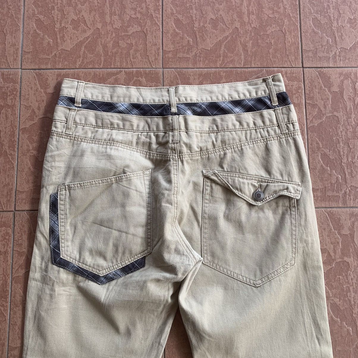 Japanese Brand × Seditionaries JAPANESE VINTAGE TROUSERS DOUBLE WAIST PUNK STYLE PANTS Size US 35 - 7 Thumbnail