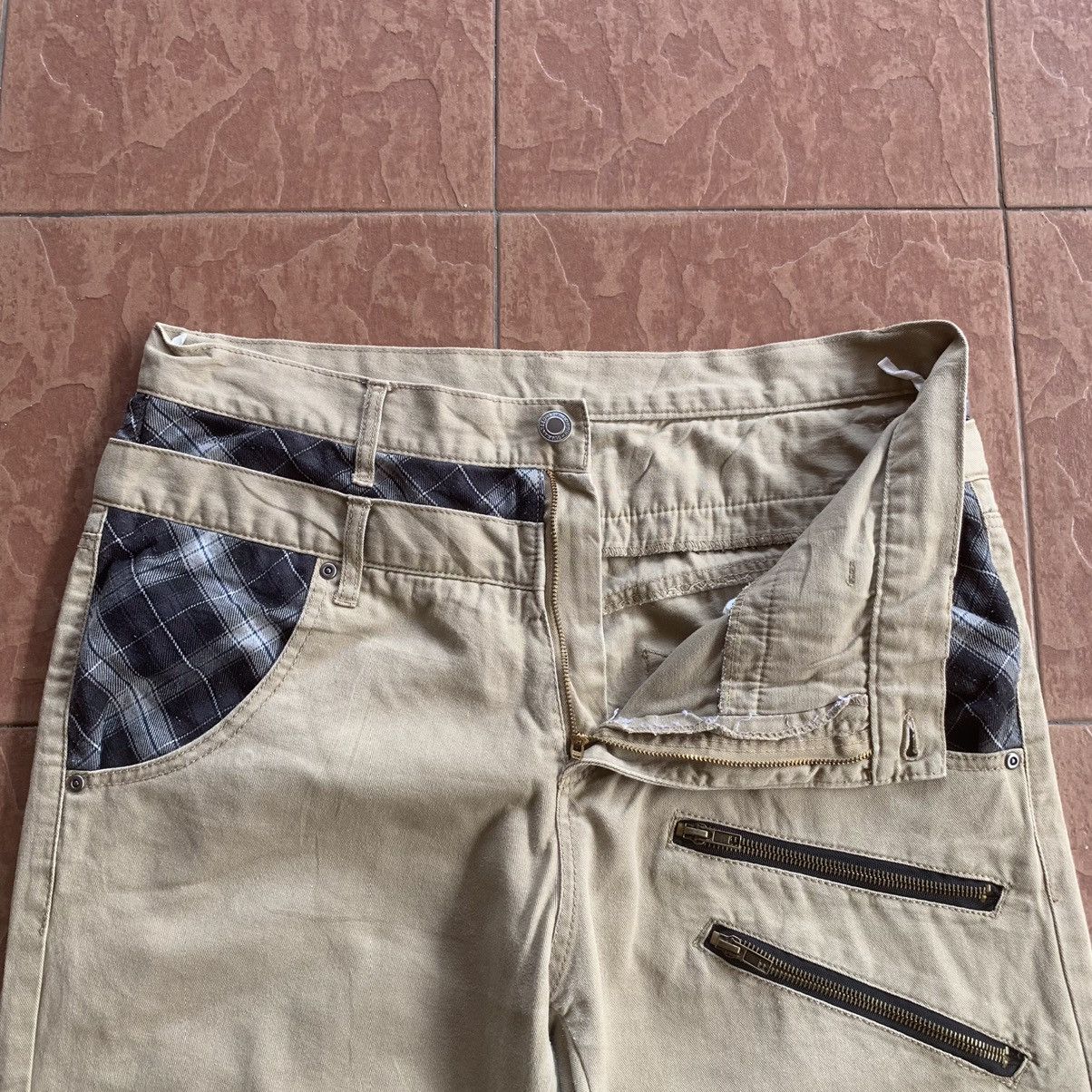 Japanese Brand × Seditionaries JAPANESE VINTAGE TROUSERS DOUBLE WAIST PUNK STYLE PANTS Size US 35 - 4 Thumbnail