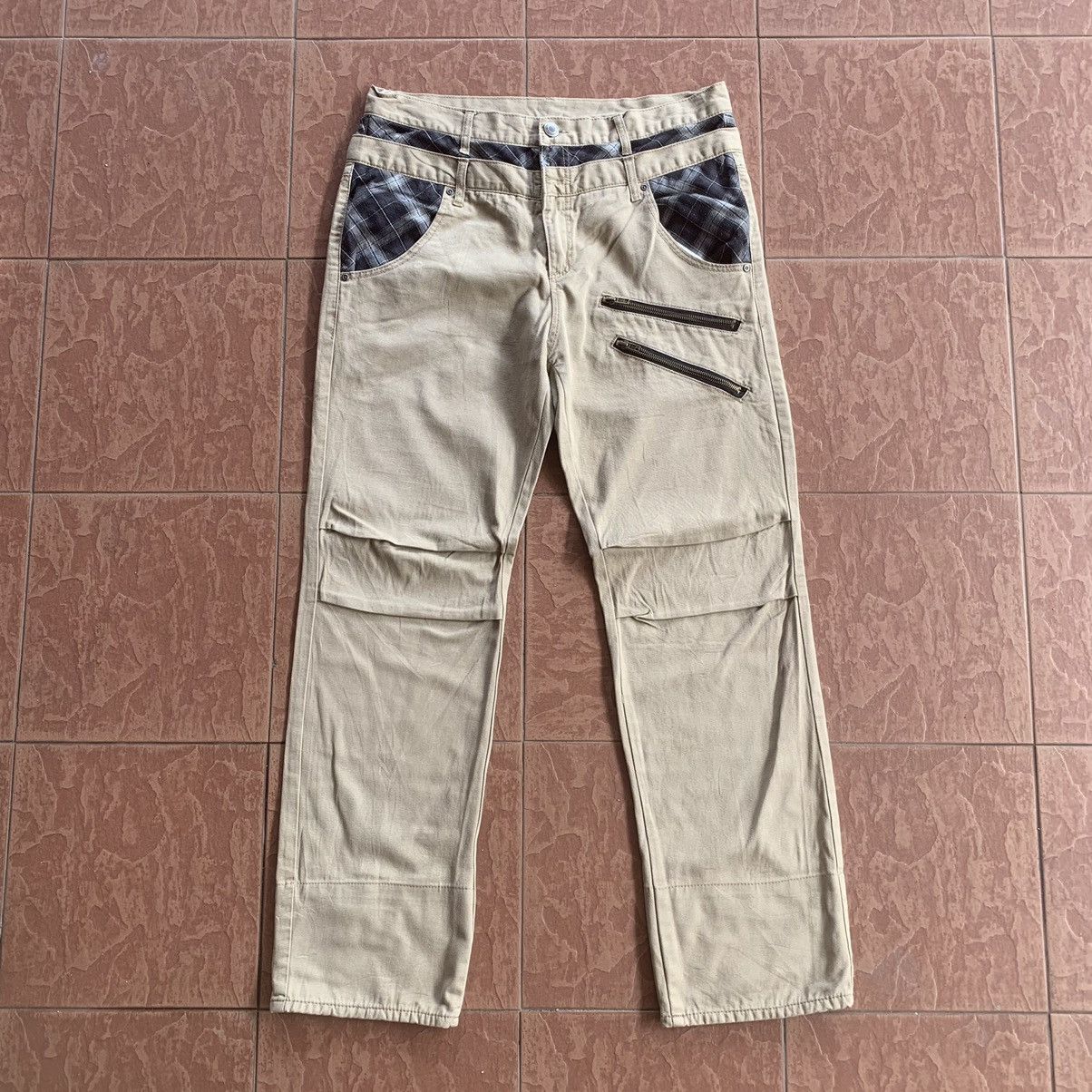 Japanese Brand × Seditionaries JAPANESE VINTAGE TROUSERS DOUBLE WAIST PUNK STYLE PANTS Size US 35 - 1 Thumbnail