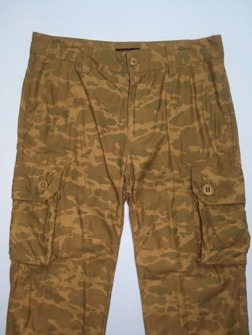 Hunter × Vintage Vintage Kiss Mark Camouflage Utility Combat Cargo Pants Size US 35 - 4 Thumbnail