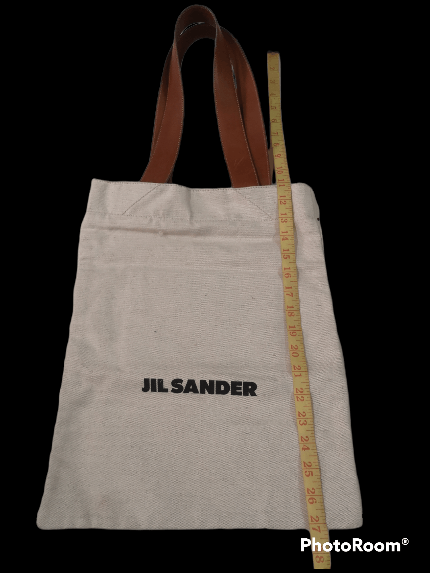 Jil Sander Jil Sander Logo Print Canvas Tote bag Size ONE SIZE - 5 Thumbnail