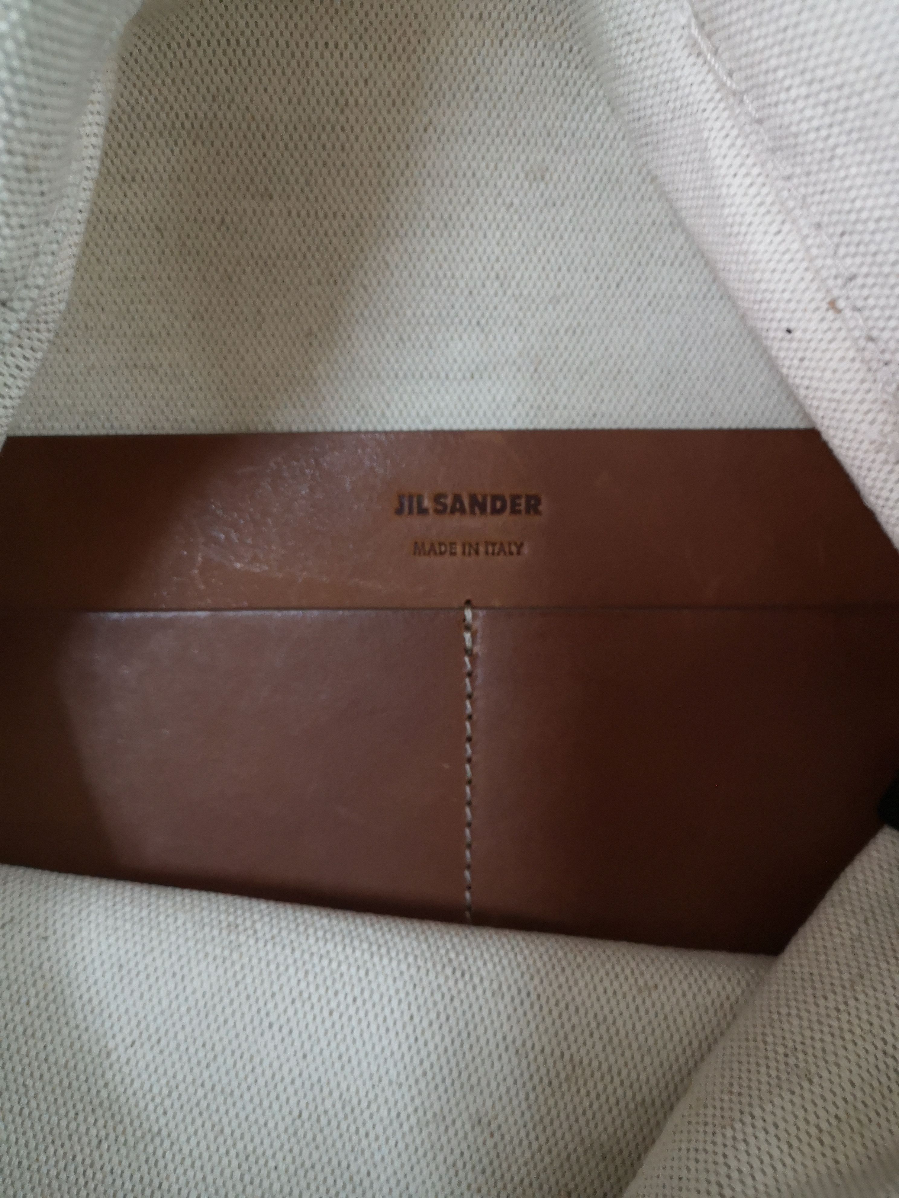 Jil Sander Jil Sander Logo Print Canvas Tote bag Size ONE SIZE - 4 Thumbnail