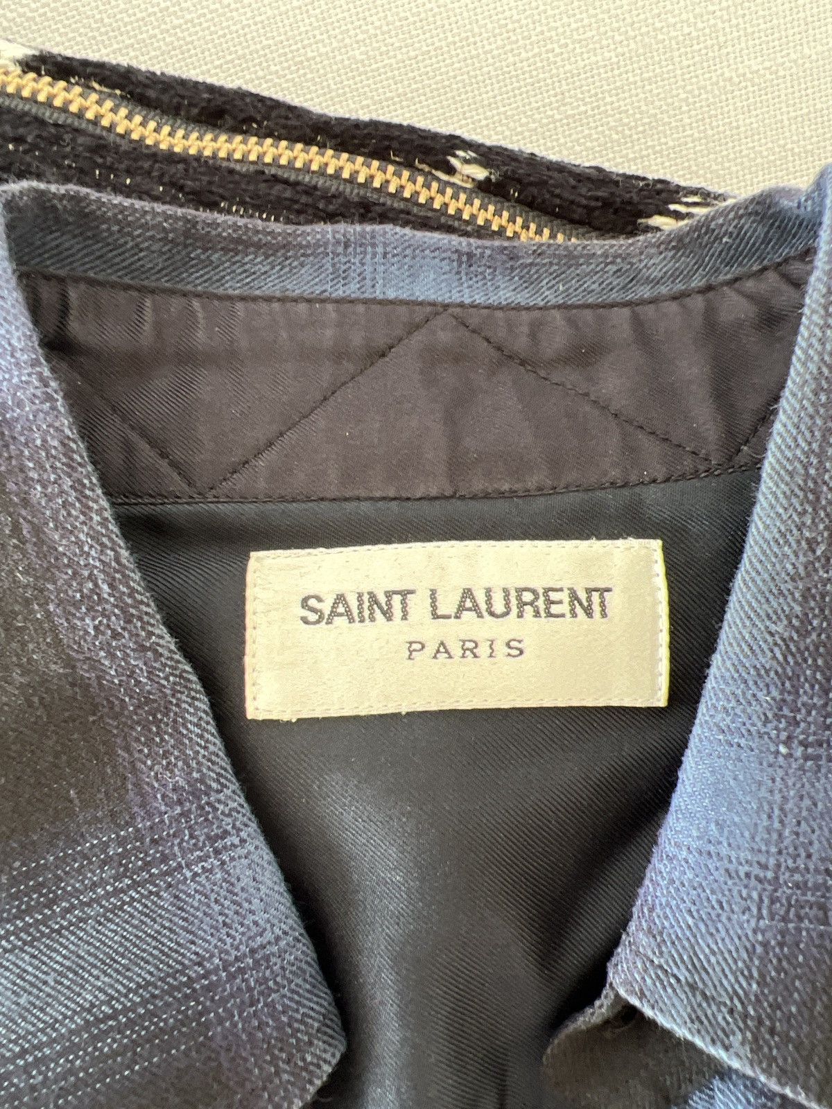Hedi Slimane × Saint Laurent Paris Saint Laurent FW13 Shirt flannel Runway Size US S / EU 44-46 / 1 - 9 Thumbnail