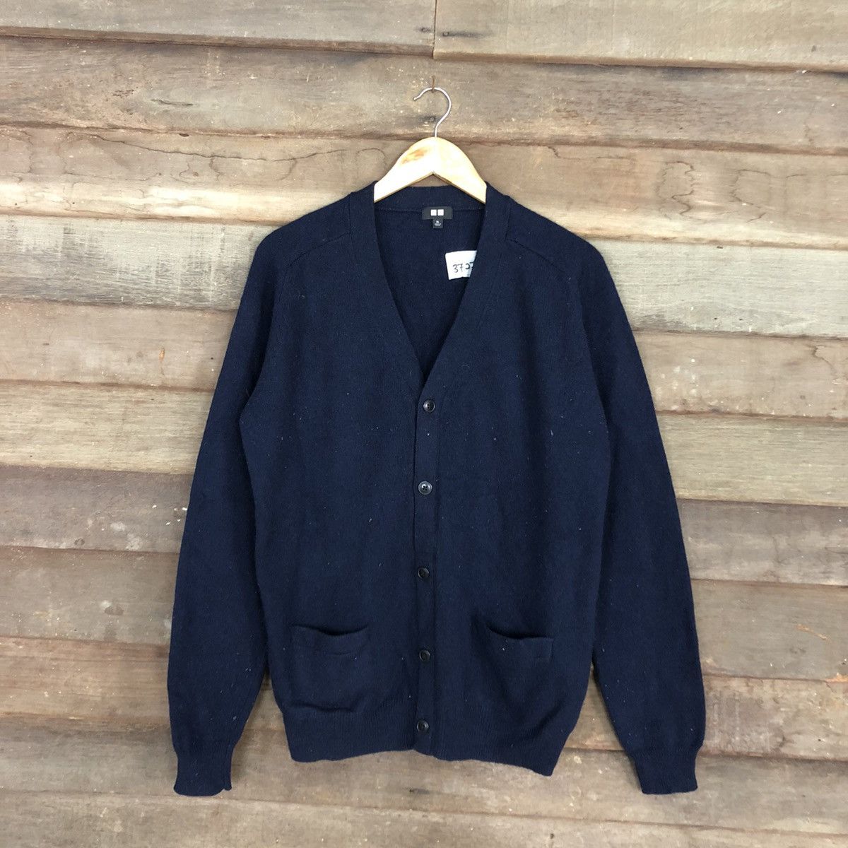 Japanese Brand Uniqlo Dark Blue Cardigan knitwear japan #3727 Size US XL / EU 56 / 4 - 3 Thumbnail