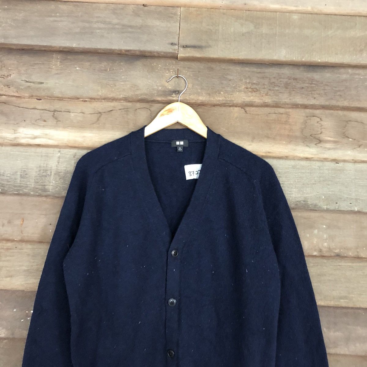 Japanese Brand Uniqlo Dark Blue Cardigan knitwear japan #3727 Size US XL / EU 56 / 4 - 9 Thumbnail