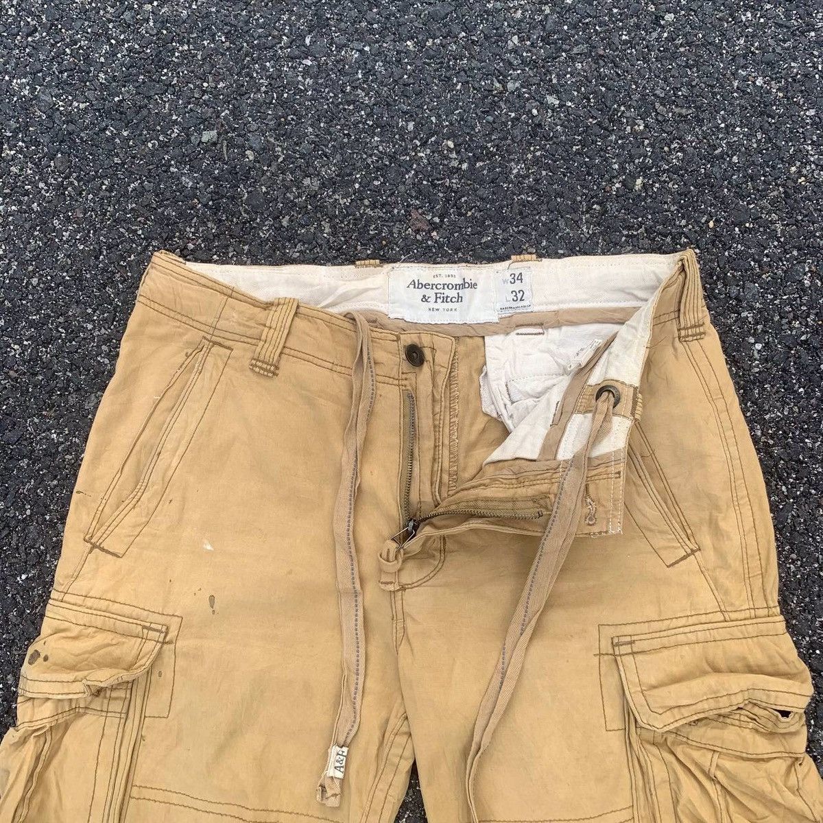 Abercrombie & Fitch × Japanese Brand 🔥STEALS🔥Abercrombie & Fitch Utility Big Pocket Cargo Pants Size US 36 / EU 52 - 11 Thumbnail
