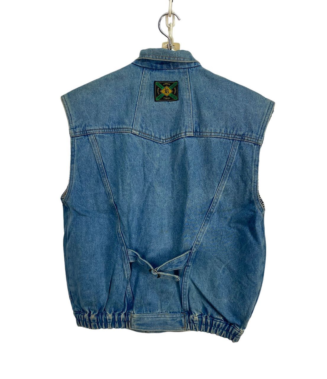 Japanese Brand Rodeo sleeveless distressed denim jacket Size US M / EU 48-50 / 2 - 2 Thumbnail