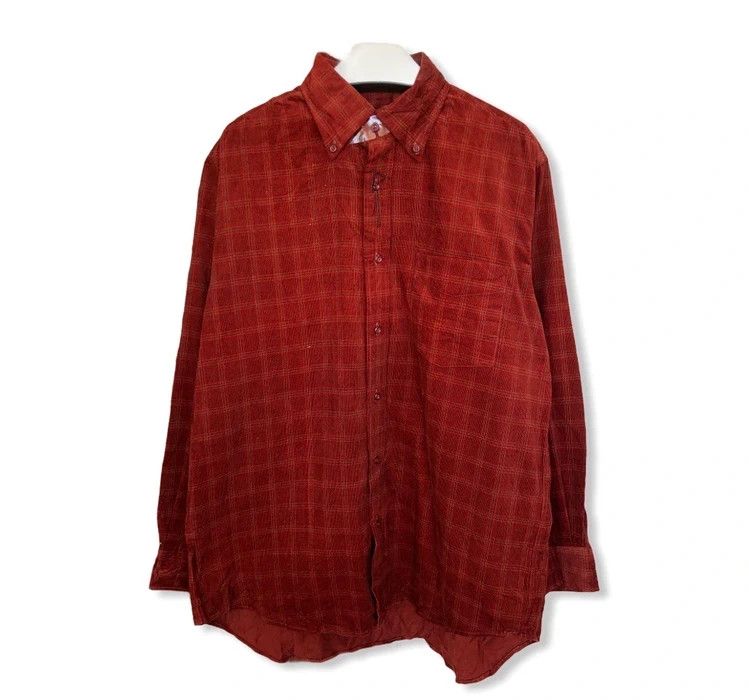 image of Vintage Renoma Plaid Tartan Flannel Shirt, Men's (Size Large)