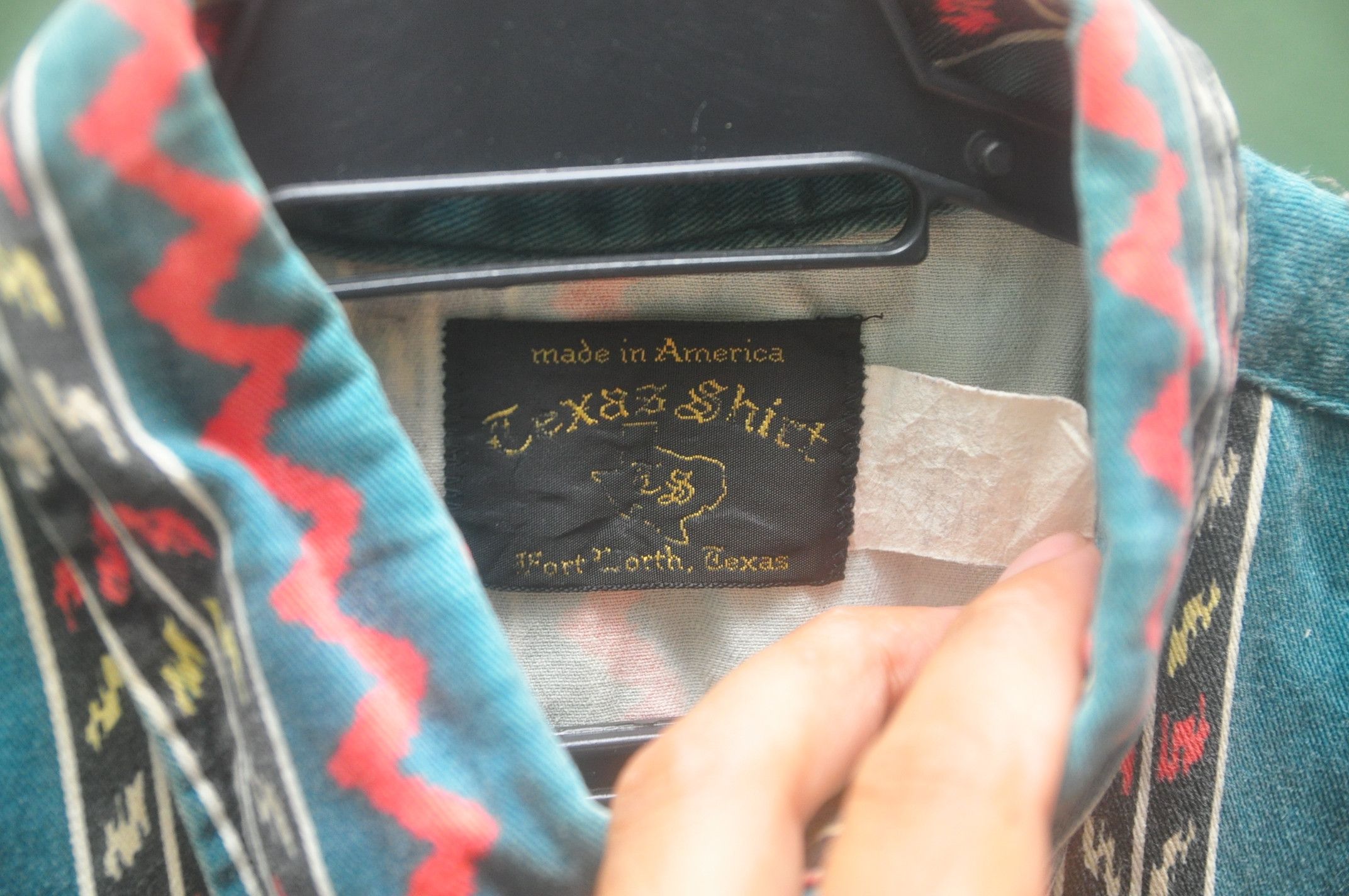 Japanese Brand × Vintage Vintage Texas Shirt Made In America Button Up Long Sleeve Size US XL / EU 56 / 4 - 5 Thumbnail