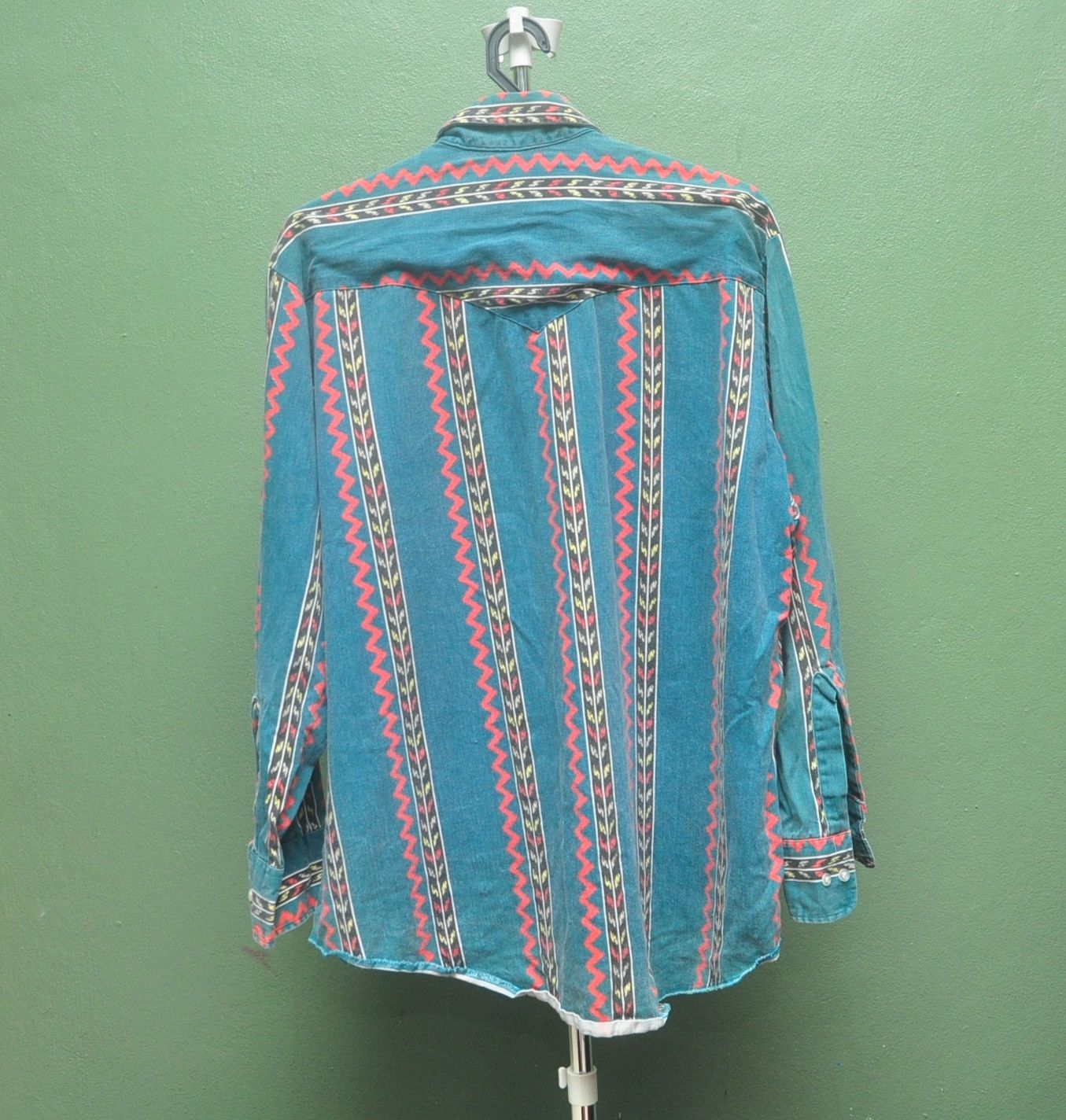 Japanese Brand × Vintage Vintage Texas Shirt Made In America Button Up Long Sleeve Size US XL / EU 56 / 4 - 2 Thumbnail