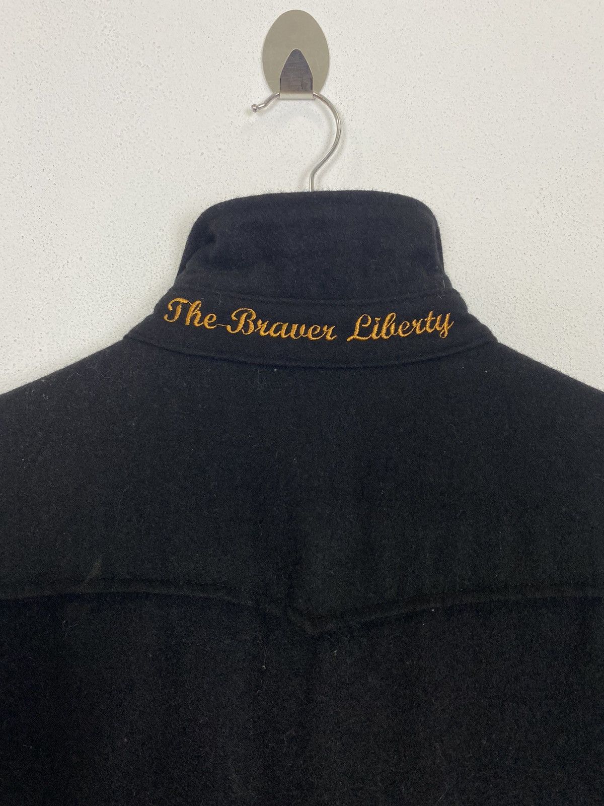 Japanese Brand THE BRAVER BUTTON JACKET WOOL FABRIC Size US M / EU 48-50 / 2 - 11 Thumbnail