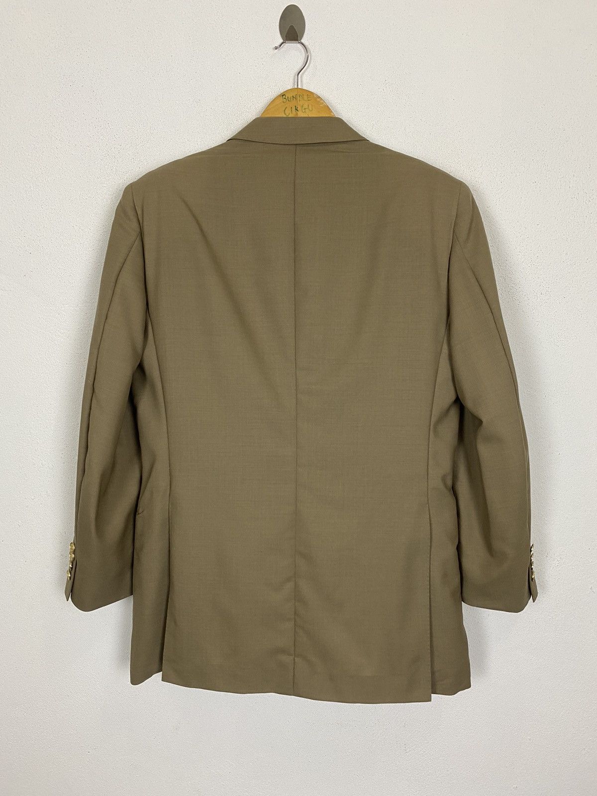 Burberry × Vintage VINTAGE BURBERRYS GOLD BUTTON FORMAL BLAZER Size US M / EU 48-50 / 2 - 4 Thumbnail