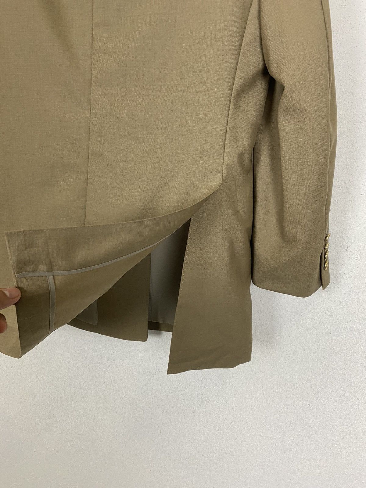 Burberry × Vintage VINTAGE BURBERRYS GOLD BUTTON FORMAL BLAZER Size US M / EU 48-50 / 2 - 8 Thumbnail