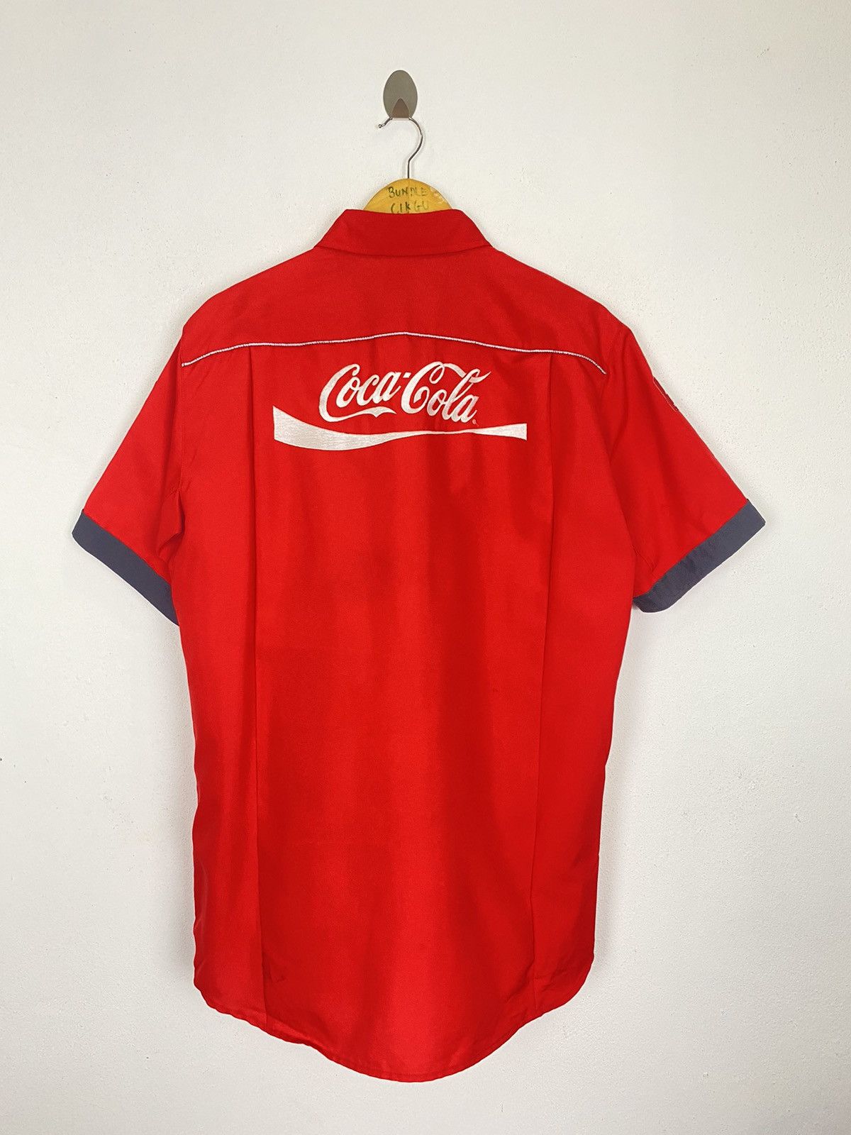 Coca Cola VINTAGE COCA-COLA JAPAN WORKER SHIRT-GK125 Size US L / EU 52-54 / 3 - 3 Thumbnail