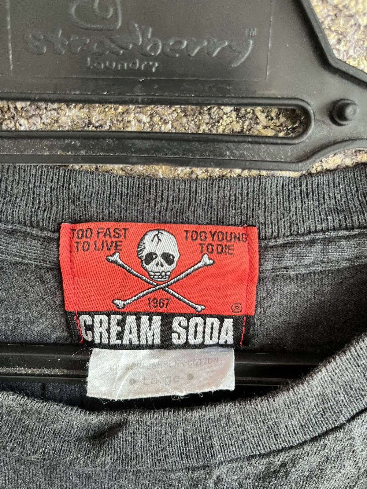 Vintage Cream soda Pinky dragon ft27 Size US L / EU 52-54 / 3 - 3 Thumbnail
