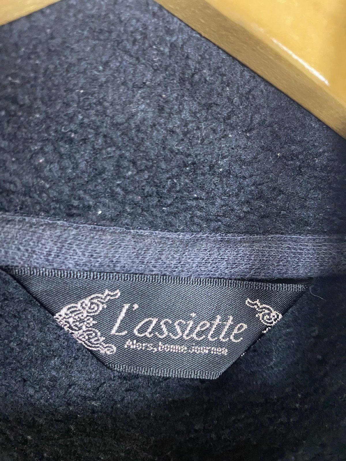 Japanese Brand L’assiette Fleece Rose Design Sweater -GK120 Size US L / EU 52-54 / 3 - 8 Thumbnail