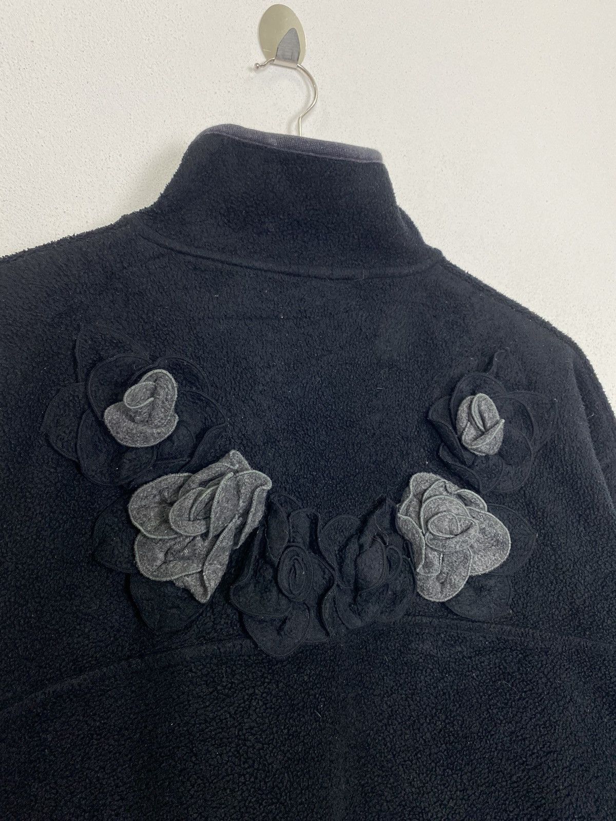 Japanese Brand L’assiette Fleece Rose Design Sweater -GK120 Size US L / EU 52-54 / 3 - 6 Thumbnail