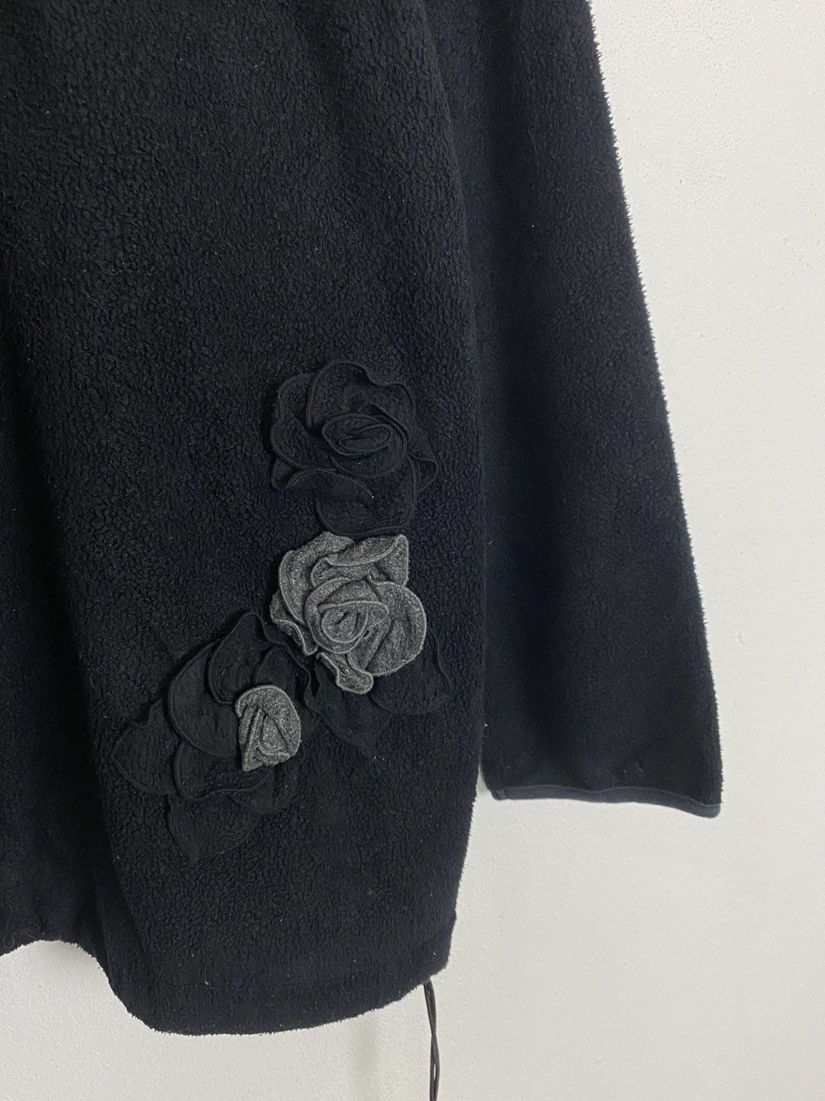 Japanese Brand L’assiette Fleece Rose Design Sweater -GK120 Size US L / EU 52-54 / 3 - 4 Thumbnail