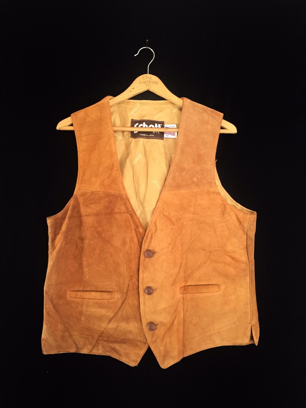 Schott Schott NYC Genuine Leather USA Vest Size US M / EU 48-50 / 2 - 3 Thumbnail