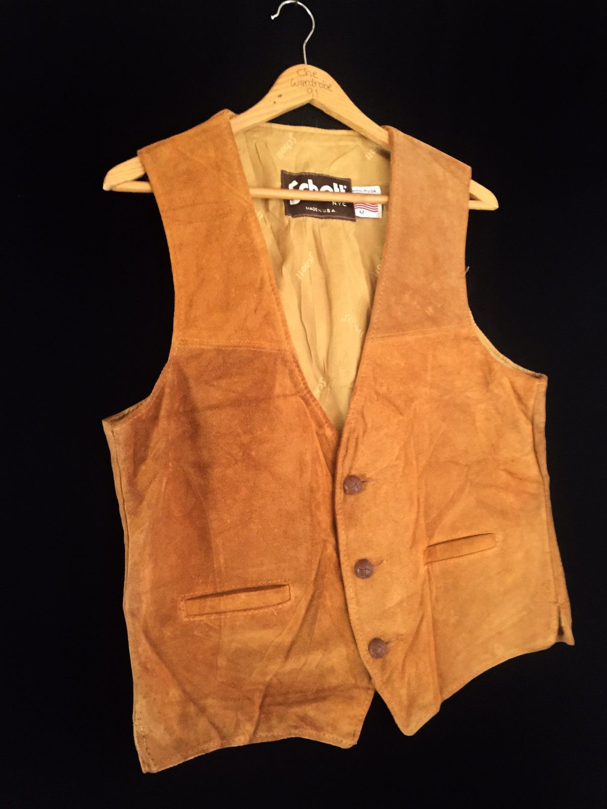 Schott Schott NYC Genuine Leather USA Vest Size US M / EU 48-50 / 2 - 4 Thumbnail