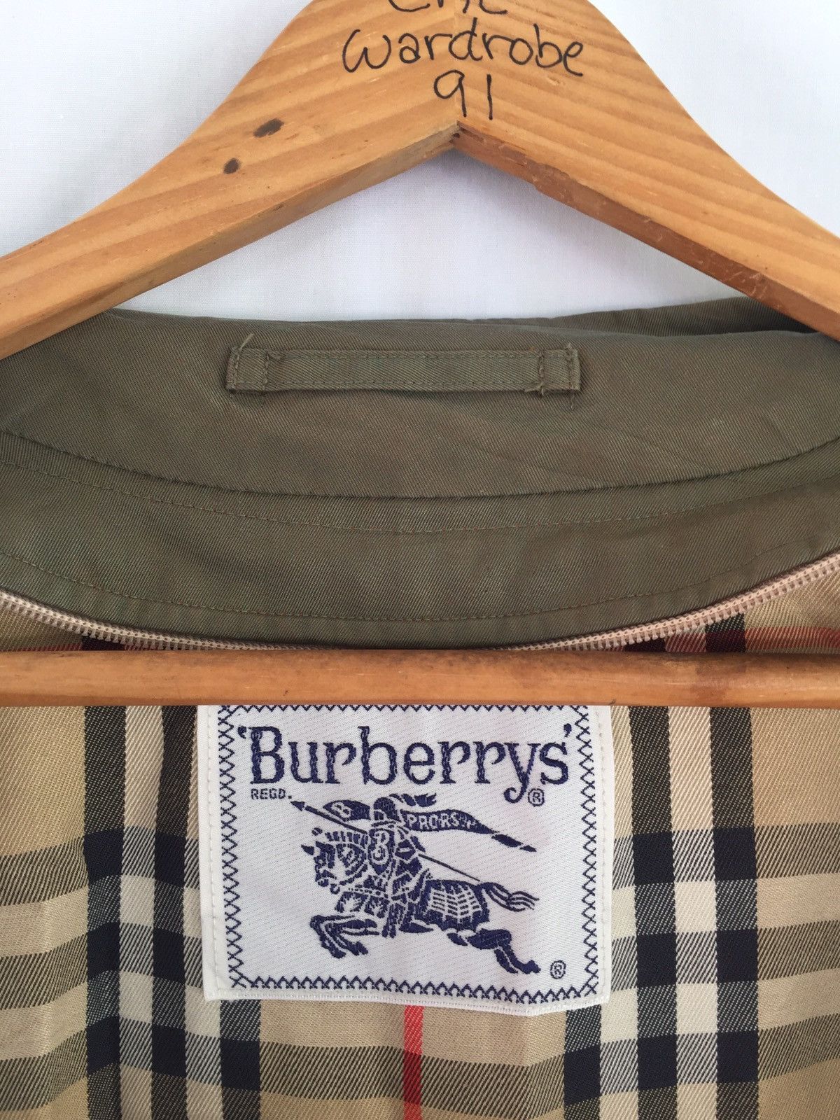 Burberry × Burberry Prorsum × Vintage Vintage Burberrys’ Prorsum Nova Check Long Jacket Size US S / EU 44-46 / 1 - 3 Thumbnail