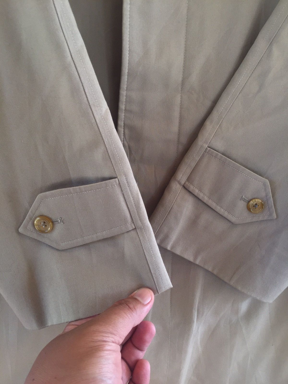 Burberry × Burberry Prorsum Burberrys Prorsum Nova Check Long Jacket Made In England Size US XL / EU 56 / 4 - 5 Thumbnail