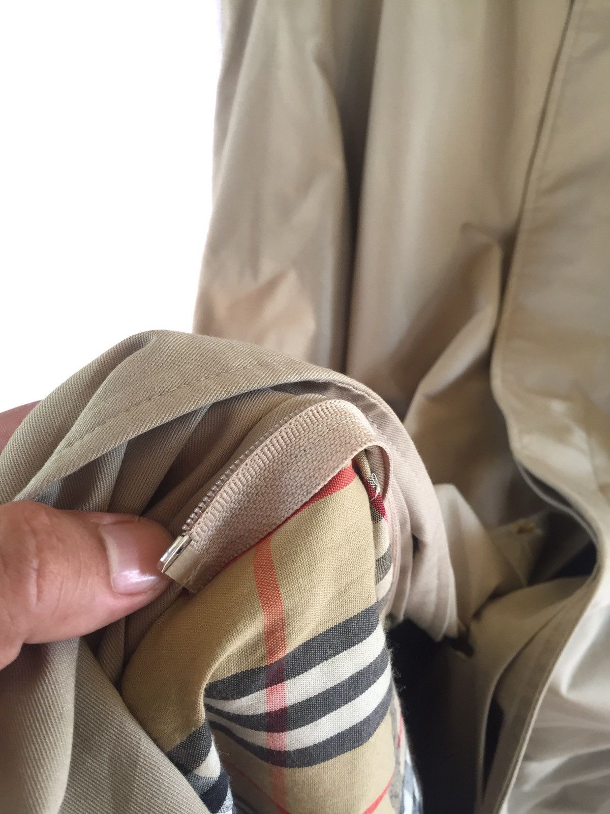 Burberry × Burberry Prorsum Burberrys Prorsum Nova Check Long Jacket Made In England Size US XL / EU 56 / 4 - 12 Thumbnail