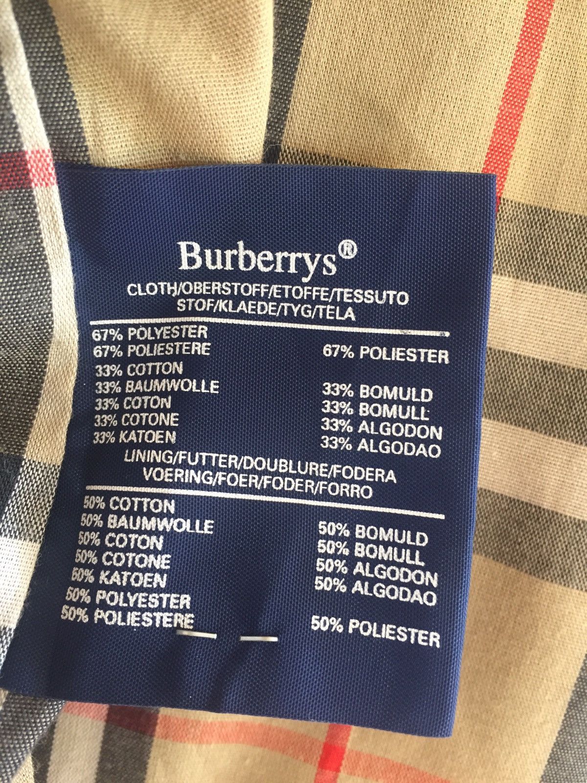 Burberry × Burberry Prorsum Burberrys Prorsum Nova Check Long Jacket Made In England Size US XL / EU 56 / 4 - 10 Thumbnail