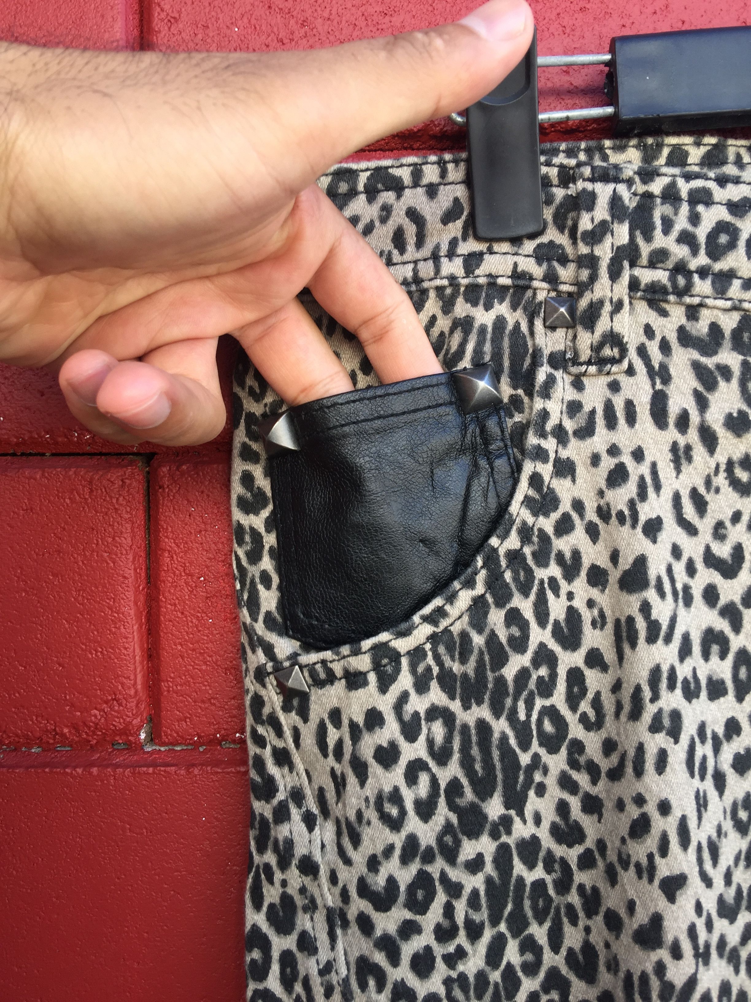 Designer × Japanese Brand Vintage Hophips Leopard Japanese Fashion Style Size 33" - 5 Thumbnail