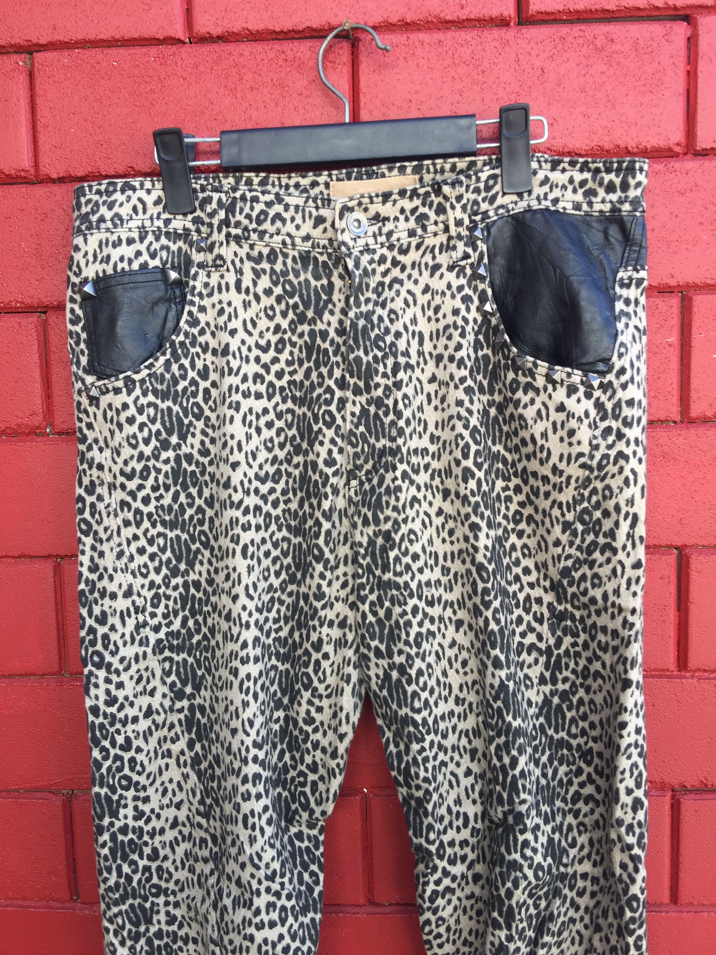 Designer × Japanese Brand Vintage Hophips Leopard Japanese Fashion Style Size 33" - 3 Thumbnail