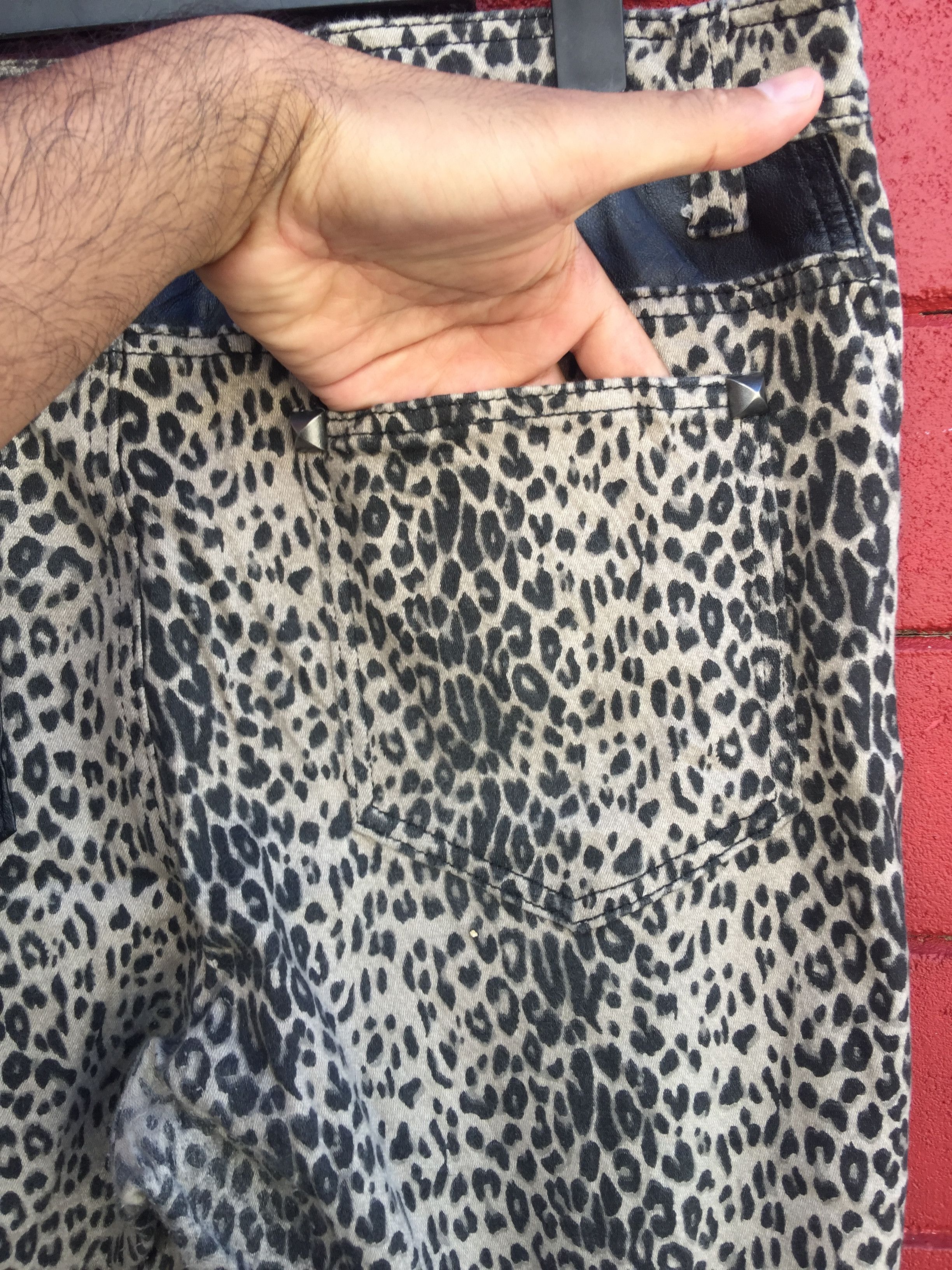Designer × Japanese Brand Vintage Hophips Leopard Japanese Fashion Style Size 33" - 8 Thumbnail