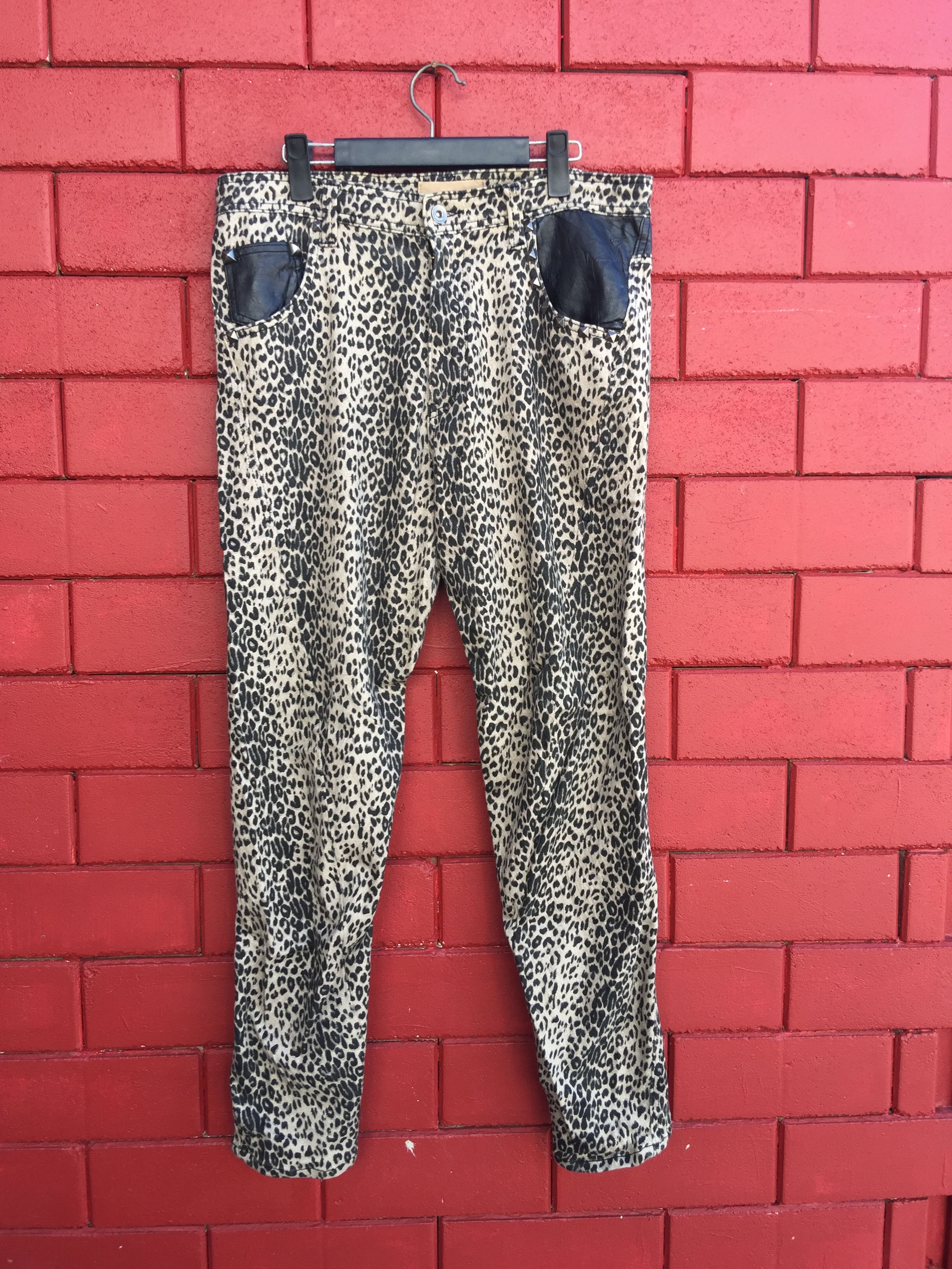 Designer × Japanese Brand Vintage Hophips Leopard Japanese Fashion Style Size 33" - 2 Thumbnail