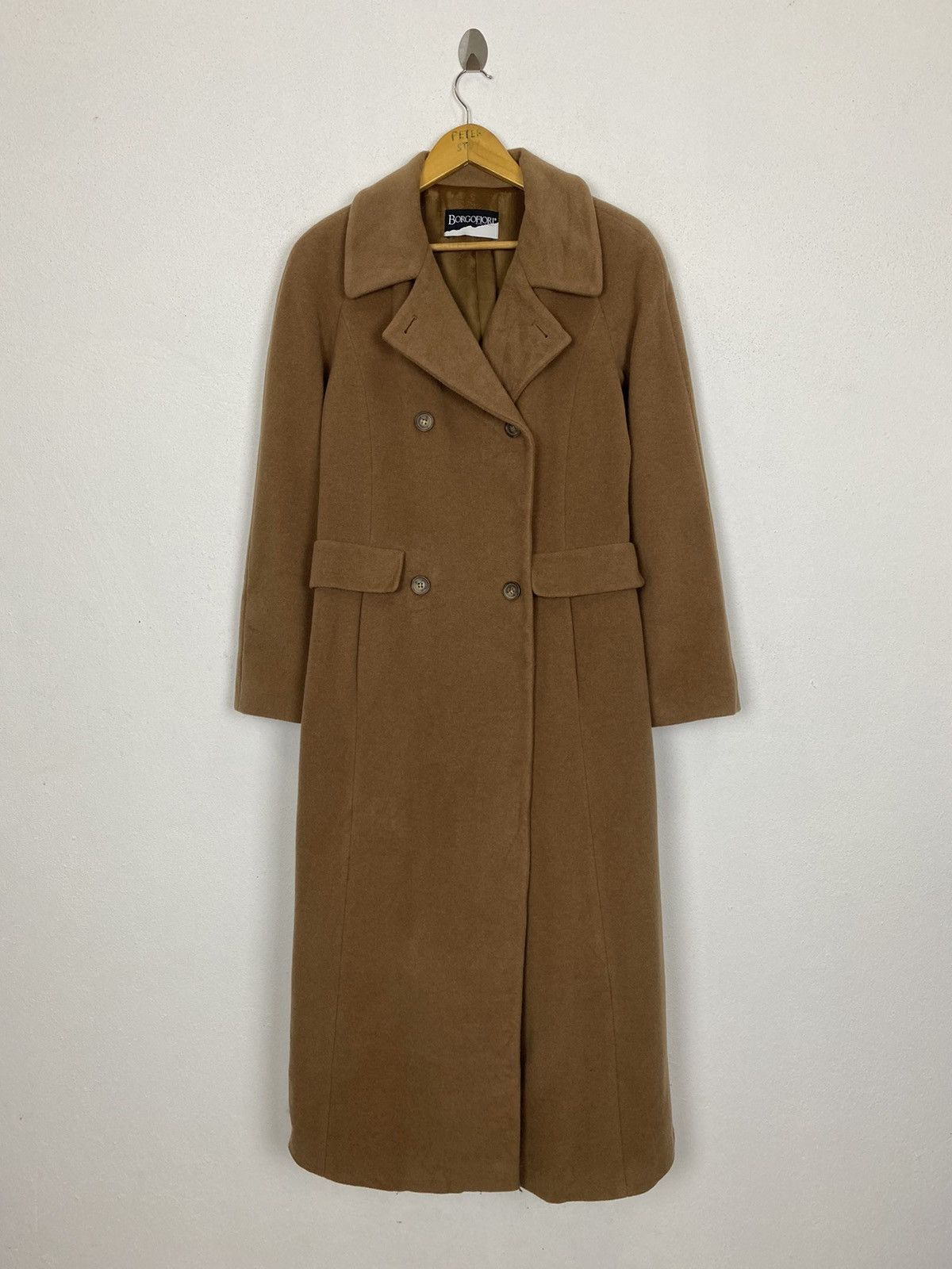 Other BORGOFIORI MADE IN ITALY CASHMERE LONG COAT-GK120 Size US M / EU 48-50 / 2 - 2 Thumbnail