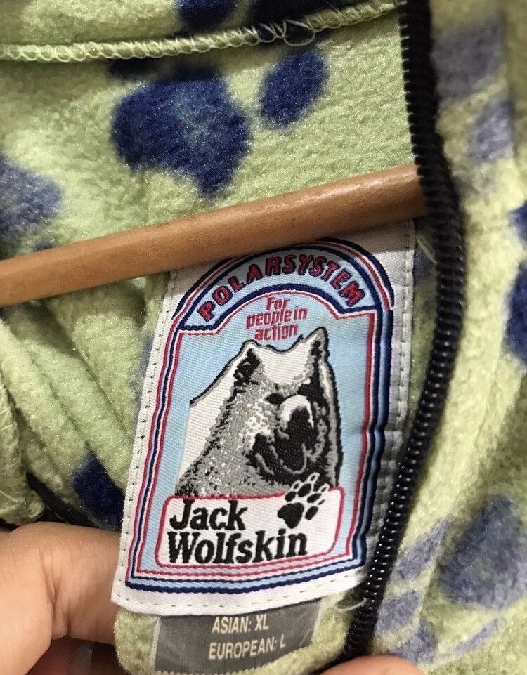 Designer × Jack Wolfskin Jack WolfSkin Full Print Fleece Halfzip Size US L / EU 52-54 / 3 - 4 Thumbnail