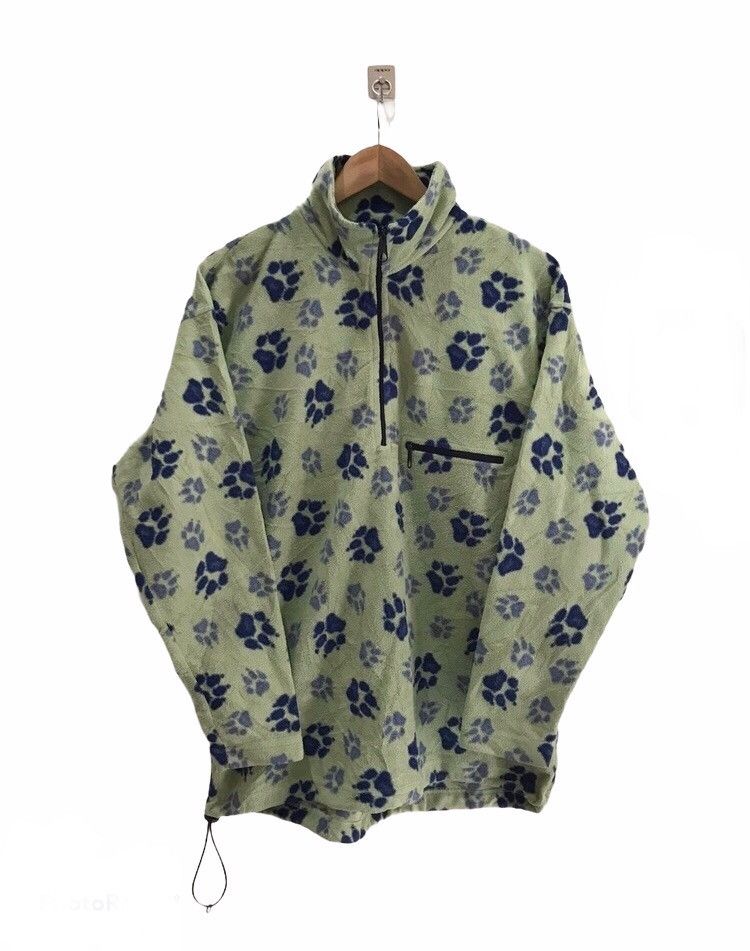 Designer × Jack Wolfskin Jack WolfSkin Full Print Fleece Halfzip Size US L / EU 52-54 / 3 - 1 Thumbnail