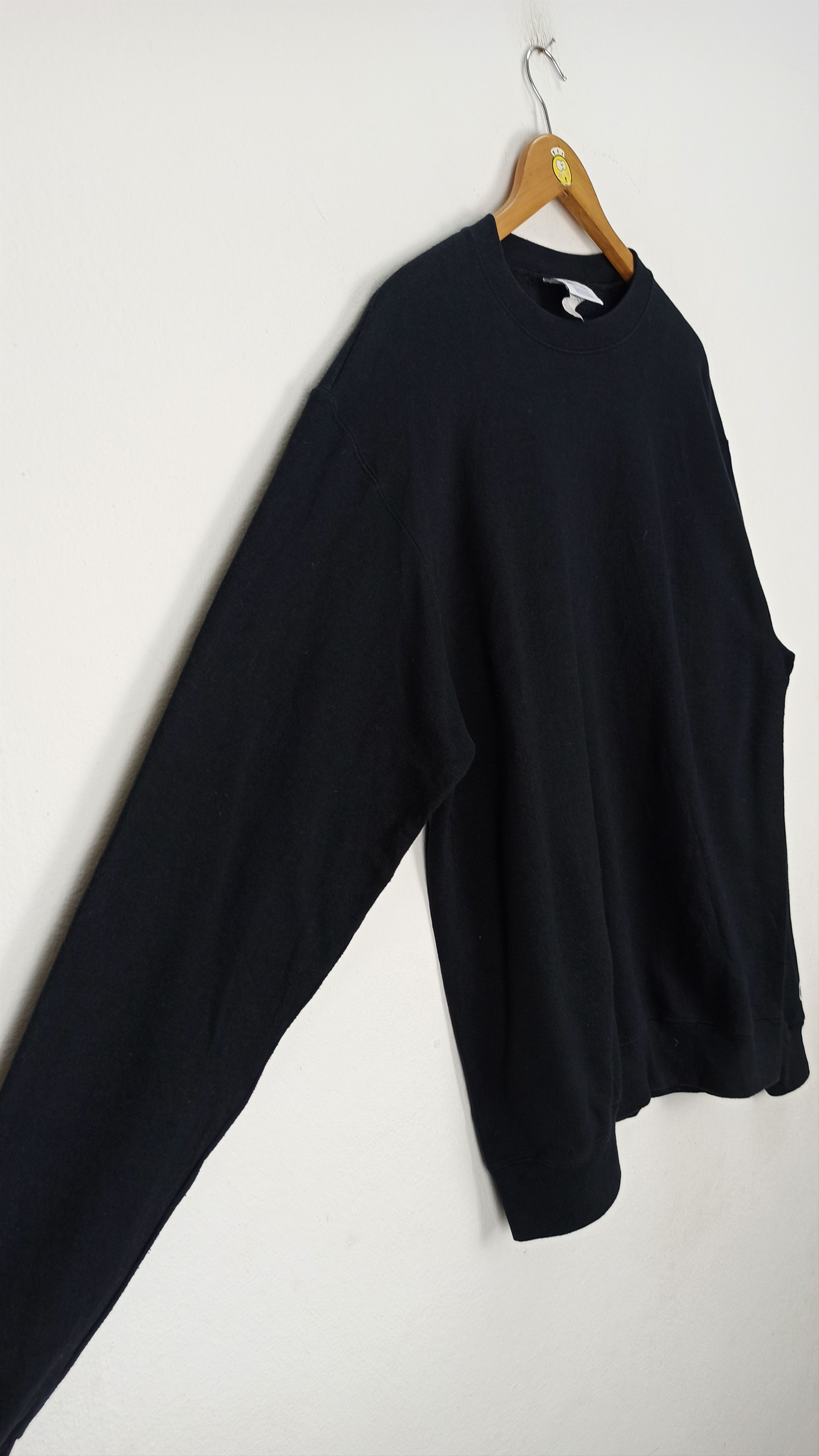 Champion Rare Sweatshirt Champion Blank Black Plain Size US L / EU 52-54 / 3 - 3 Thumbnail
