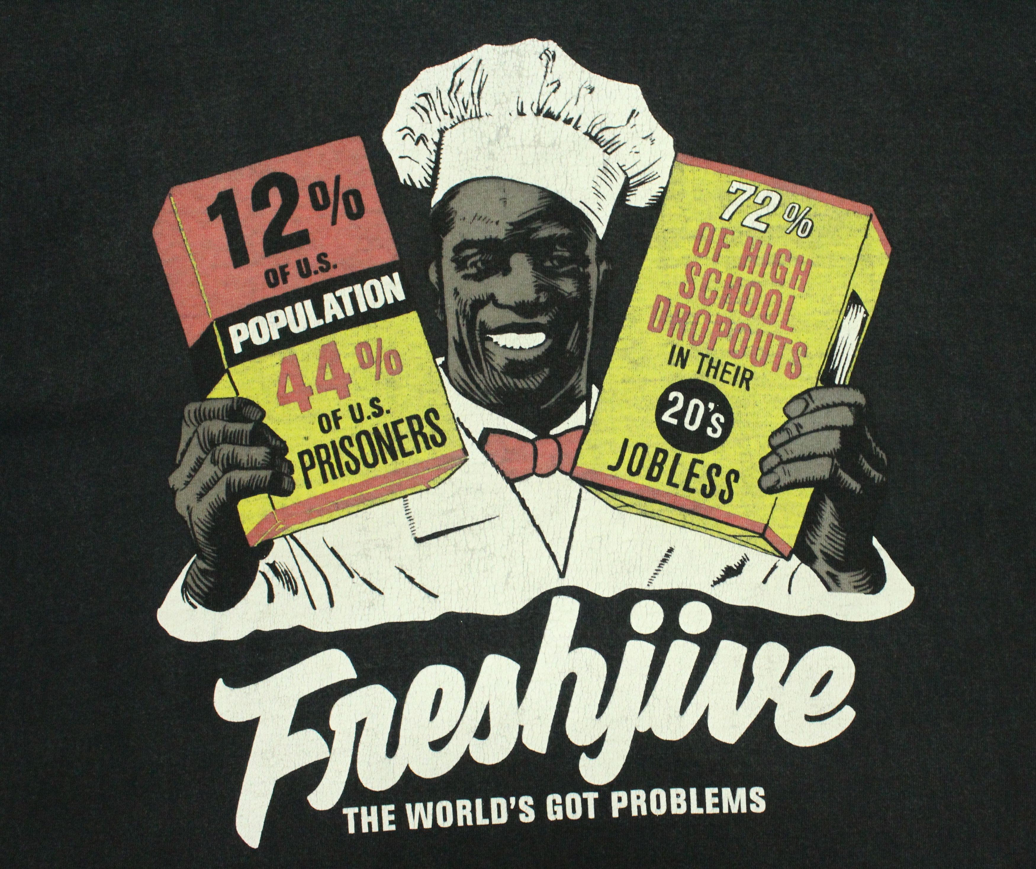 Freshjive Vintage FRESHJIVE T Shirt Stussy Jnco Supreme Bape Size US M / EU 48-50 / 2 - 3 Thumbnail
