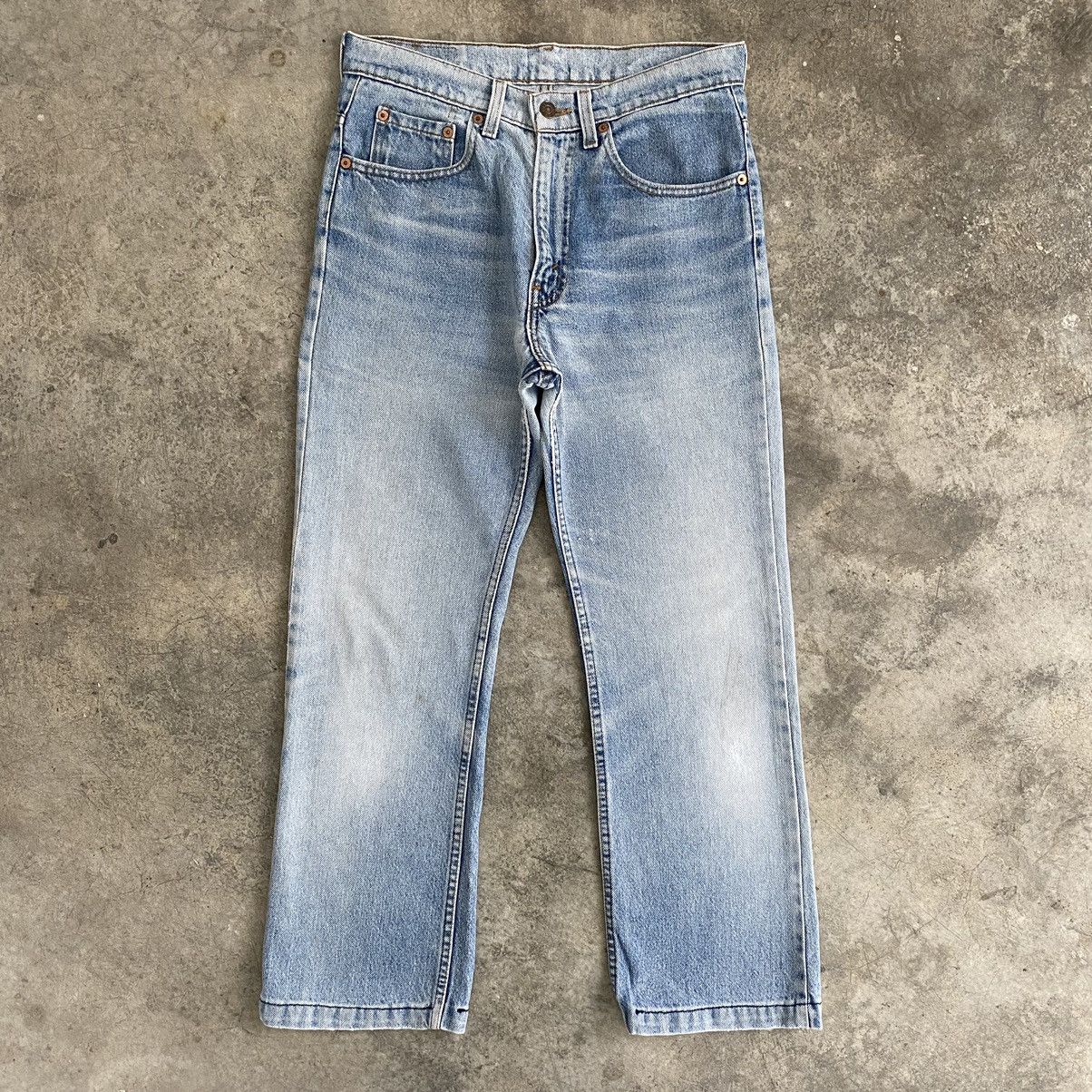 Levi's × Vintage Size 30x26.5 Vintage Levi's 517 Bootcut Light Washed Denim Size US 30 / EU 46 - 1 Thumbnail