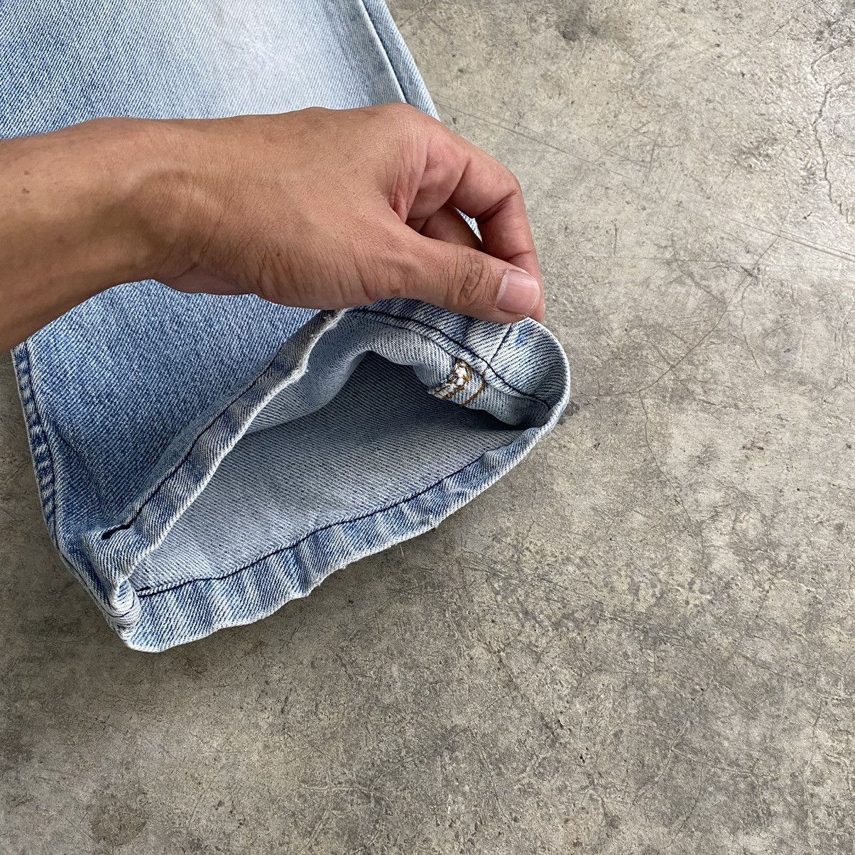 Levi's × Vintage Size 30x26.5 Vintage Levi's 517 Bootcut Light Washed Denim Size US 30 / EU 46 - 5 Thumbnail