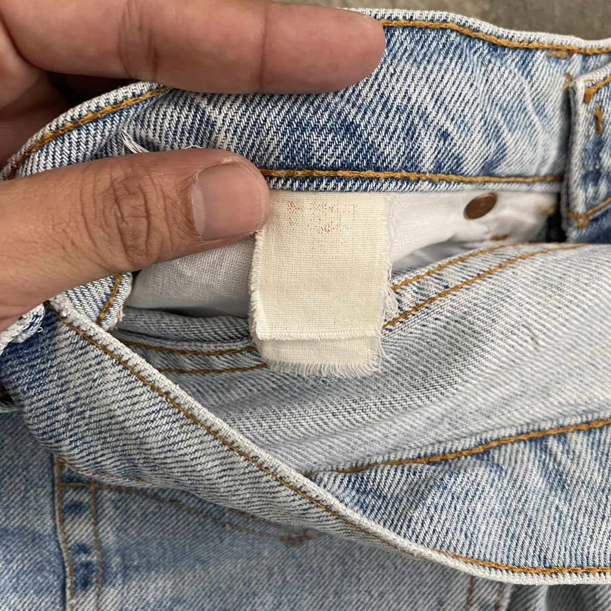 Levi's × Vintage Size 30x26.5 Vintage Levi's 517 Bootcut Light Washed Denim Size US 30 / EU 46 - 16 Thumbnail