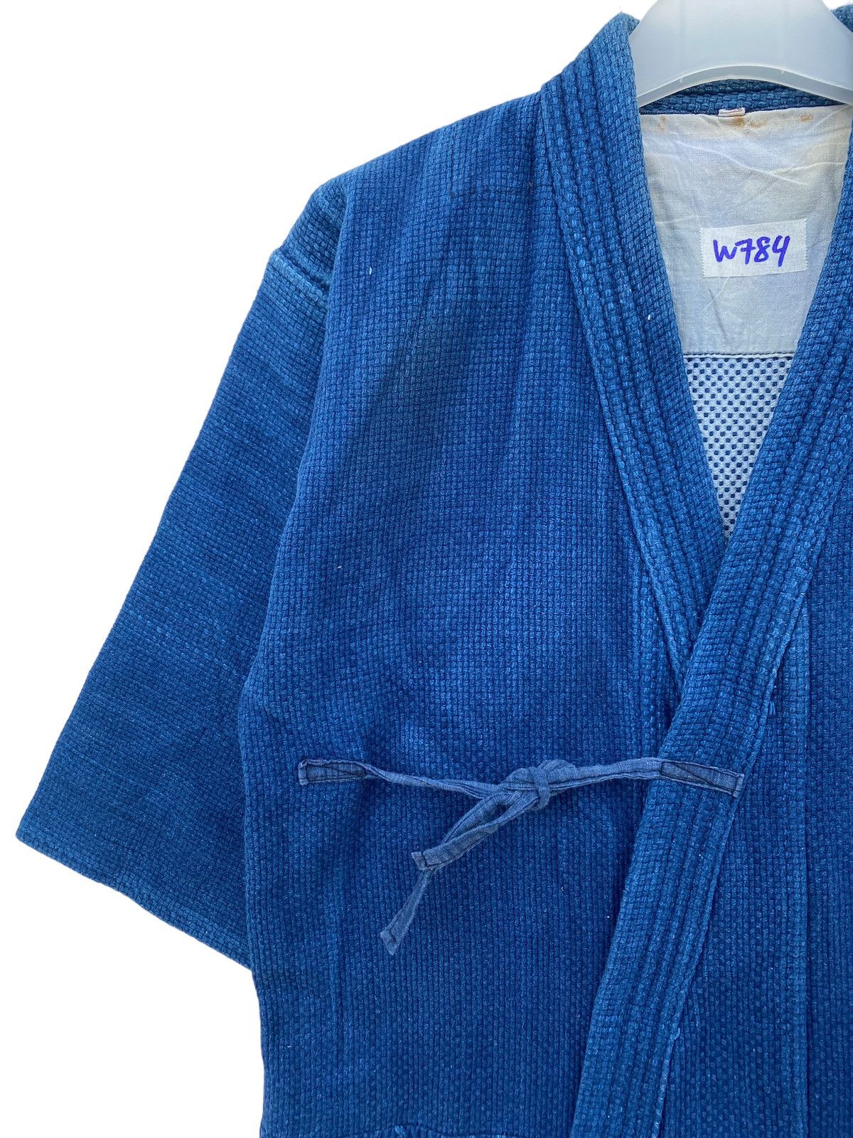 Japanese Brand Vintage Visvim Style Kendogi Noragi Indigo Sanjuro Kimono Size US M / EU 48-50 / 2 - 6 Thumbnail