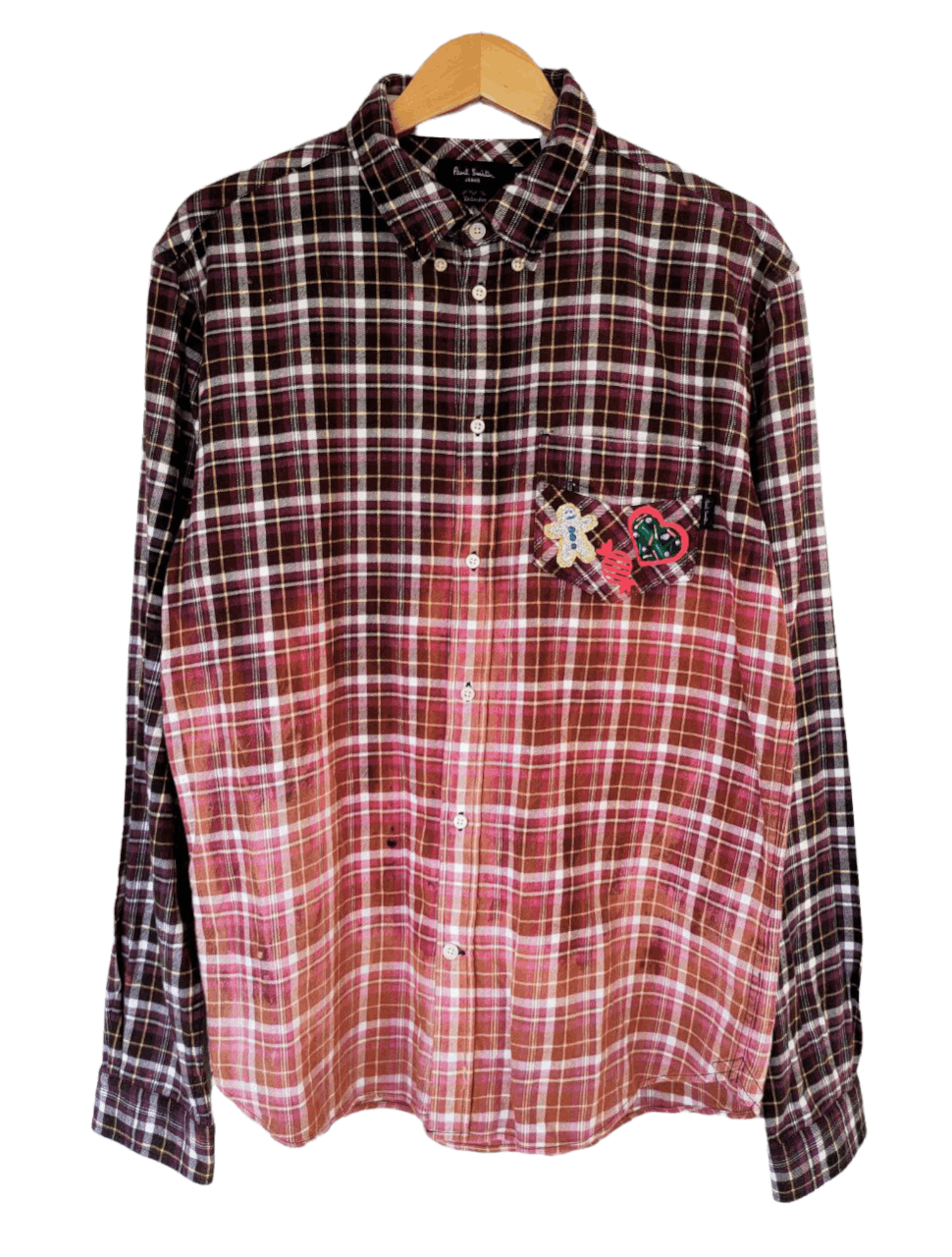 Paul Smith Paul Smith Acid Wash Flannel Size US L / EU 52-54 / 3 - 1 Thumbnail
