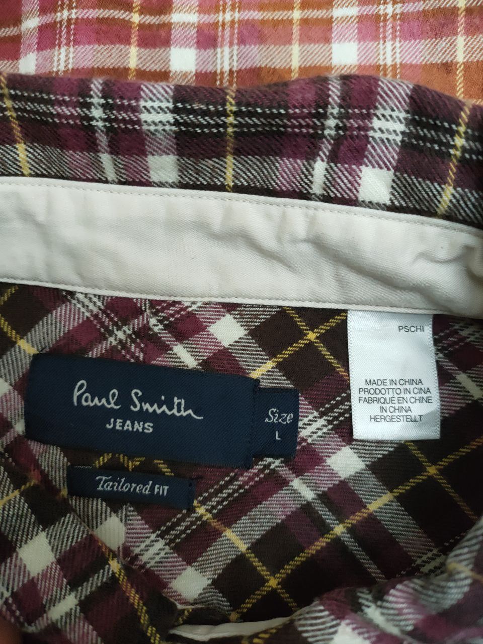 Paul Smith Paul Smith Acid Wash Flannel Size US L / EU 52-54 / 3 - 6 Thumbnail